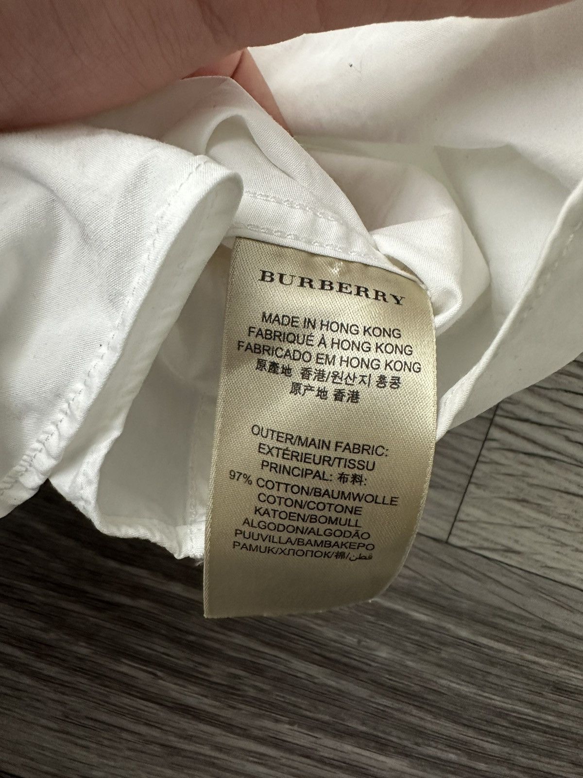 Burberry Burberry Brit White Shirt Button Ups Nova check hype Size US S / EU 44-46 / 1 - 8 Thumbnail