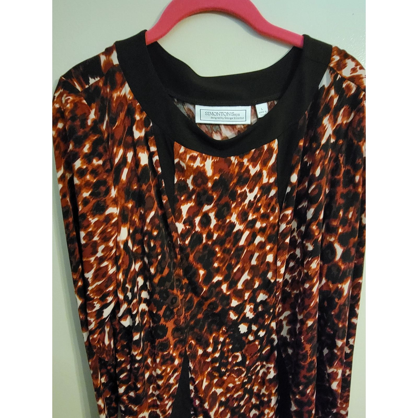 Other Simonton says Top size L Animal Print Size L / US 10 / IT 46 - 6 Thumbnail