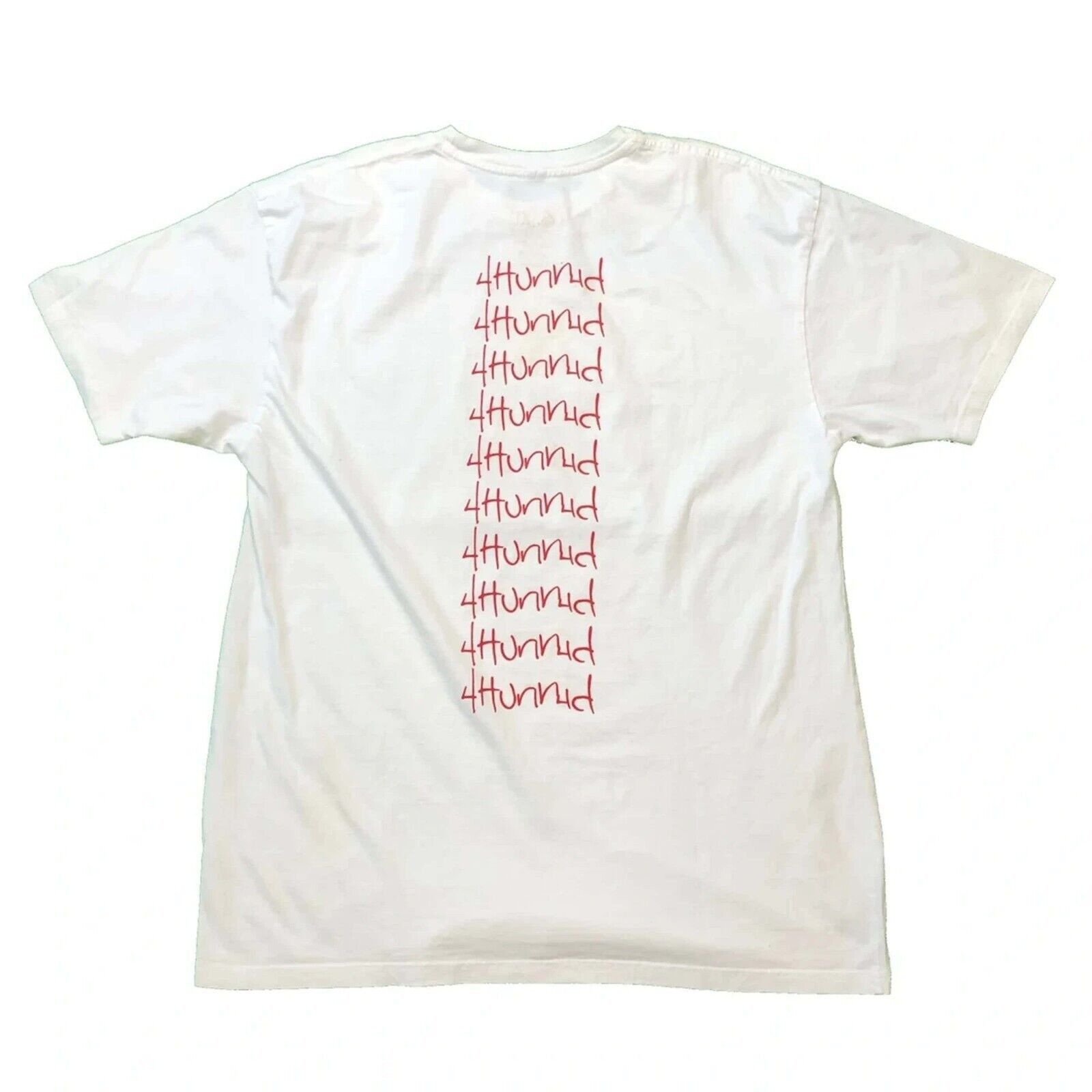 4HUNNID × Rap Tees YG 4Hunnid T Shirt Double Sided Graphic Short Sleeve Rap Tee Size US XL / EU 56 / 4 - 4 Thumbnail