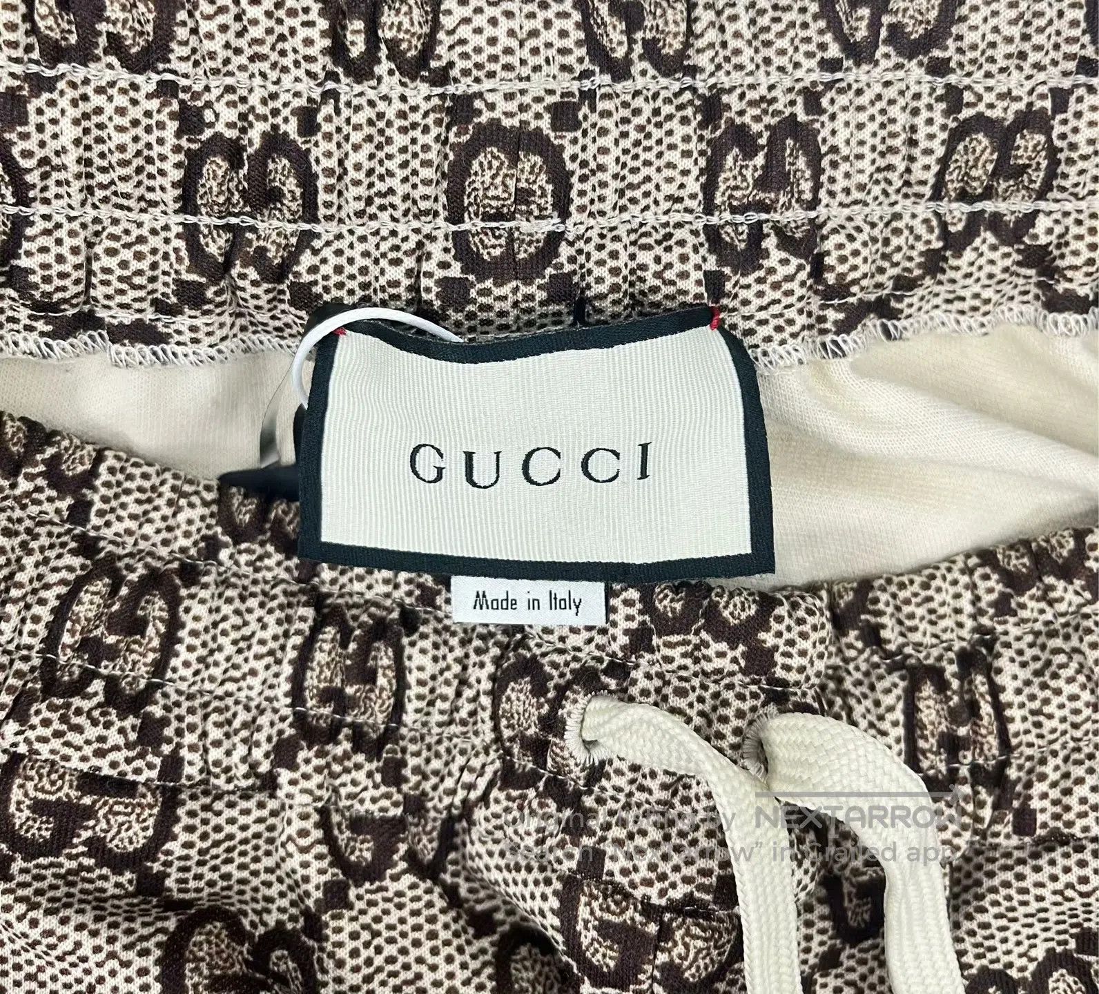 Gucci Guicci size XL Double G All-over Printed Side Striped Spor Size US 27 - 3 Thumbnail