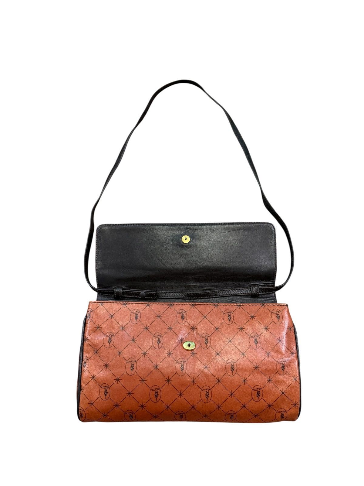 Trussardi RARE VINTAGE TRUSSARDI MONOGRAM SHOULDER BAG Size ONE SIZE - 9 Thumbnail