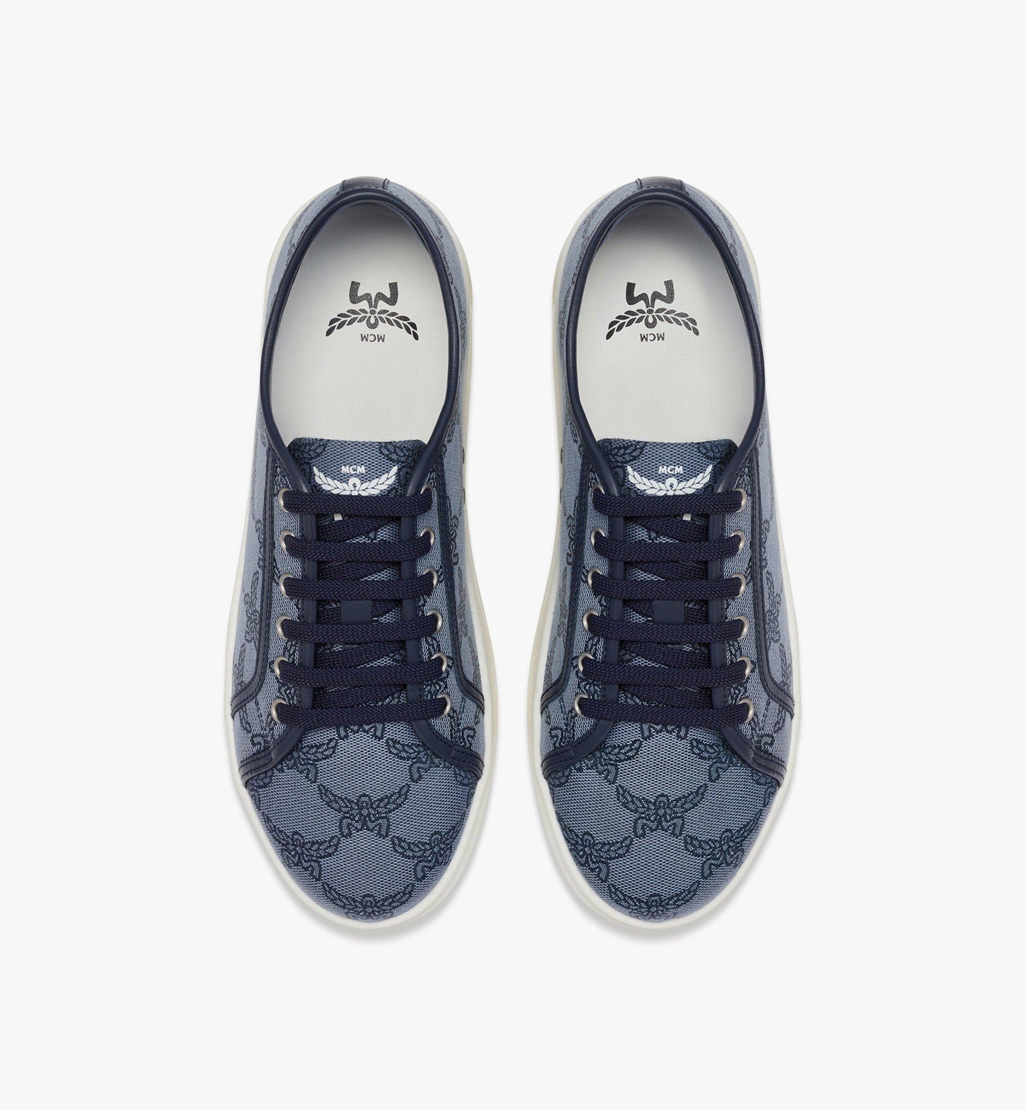 MCM o1mt1gz0325 Low-Top Sneakers in Blue Size US 11 / IT 41 - 5 Thumbnail