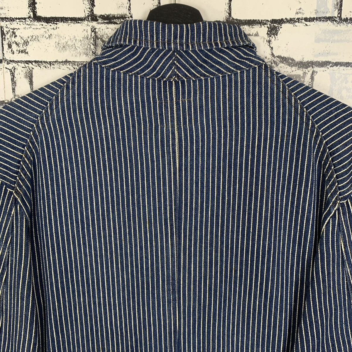 Designer × Vintage Vintage Reproduction US Naval Hickory Denim Jacket Size US L / EU 52-54 / 3 - 6 Thumbnail