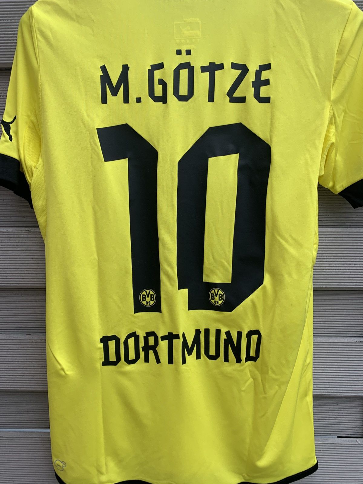 Puma Vintage Retro Puma Borussia Dortmund M. Götze 10 Jersey Size US S / EU 44-46 / 1 - 10 Thumbnail