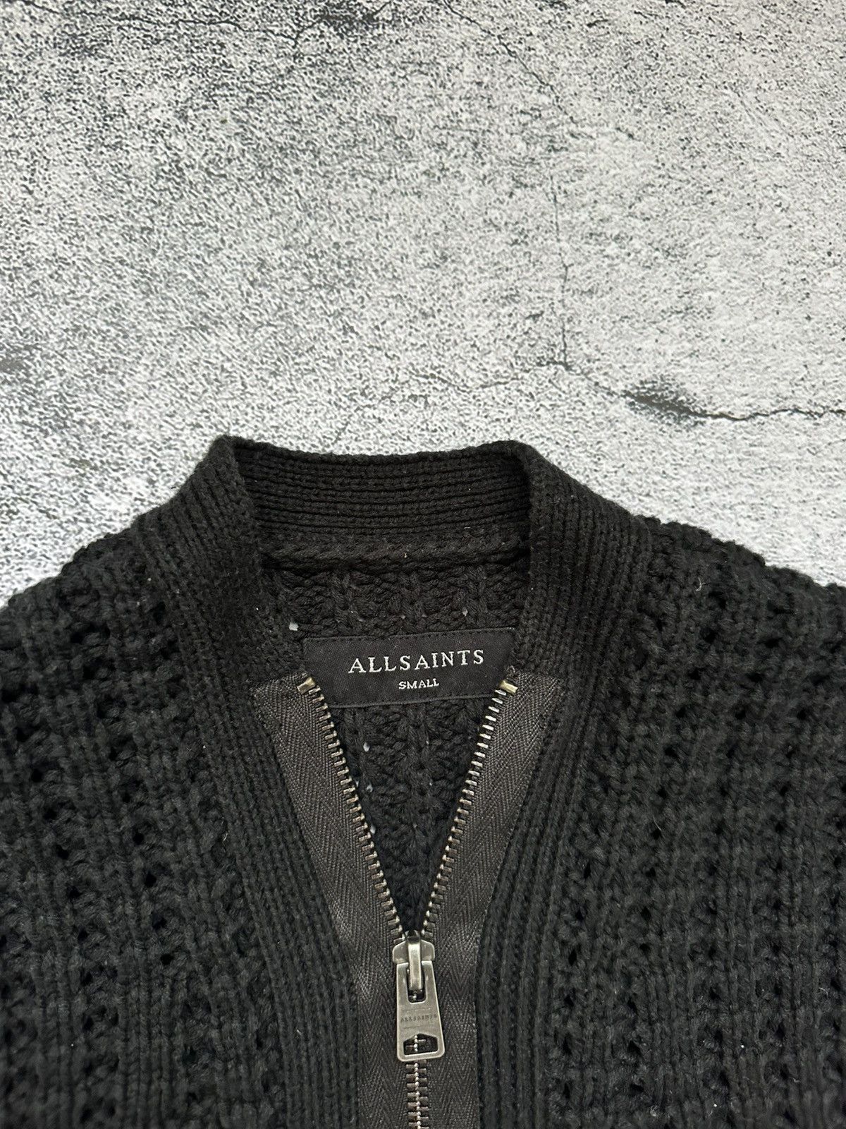 Allsaints Cable Knit Allsaints If Six Was Nine Style Zip Sweater Size US M / EU 48-50 / 2 - 7 Thumbnail