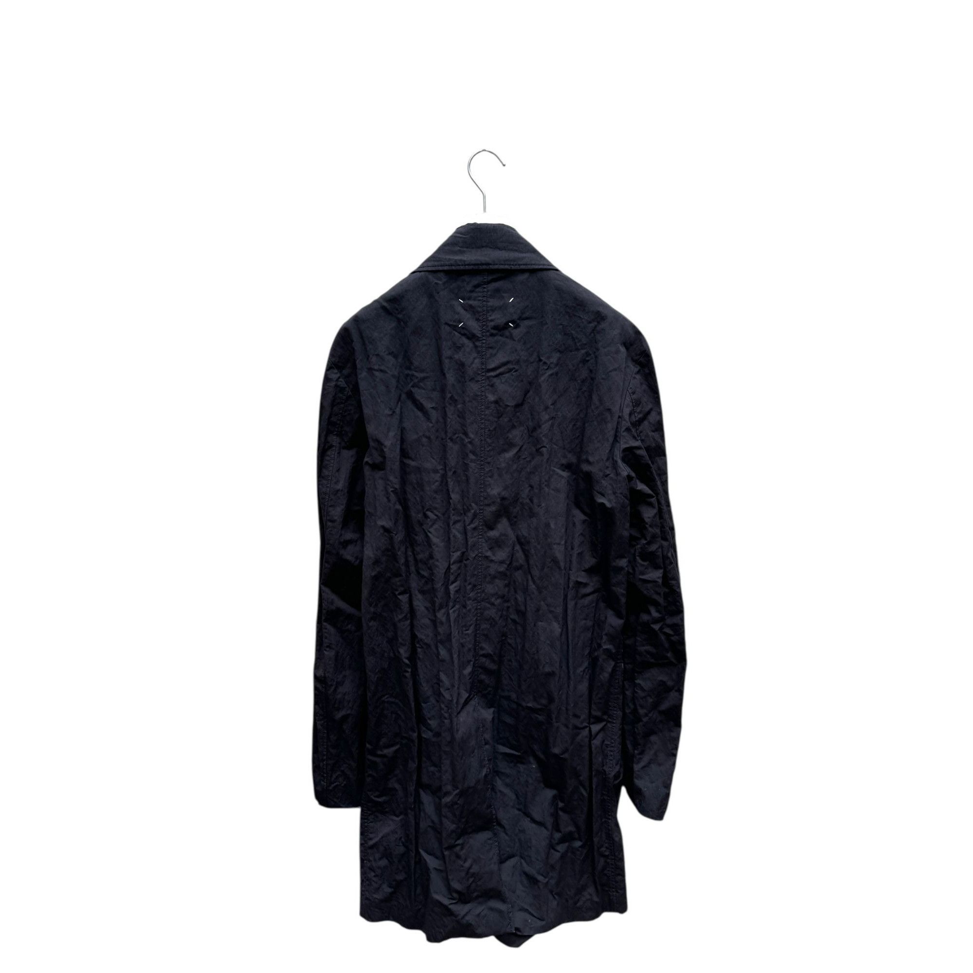 Maison Margiela Spring/Summer 2015 Navy Pleated Coat Size US M / EU 48-50 / 2 - 3 Thumbnail
