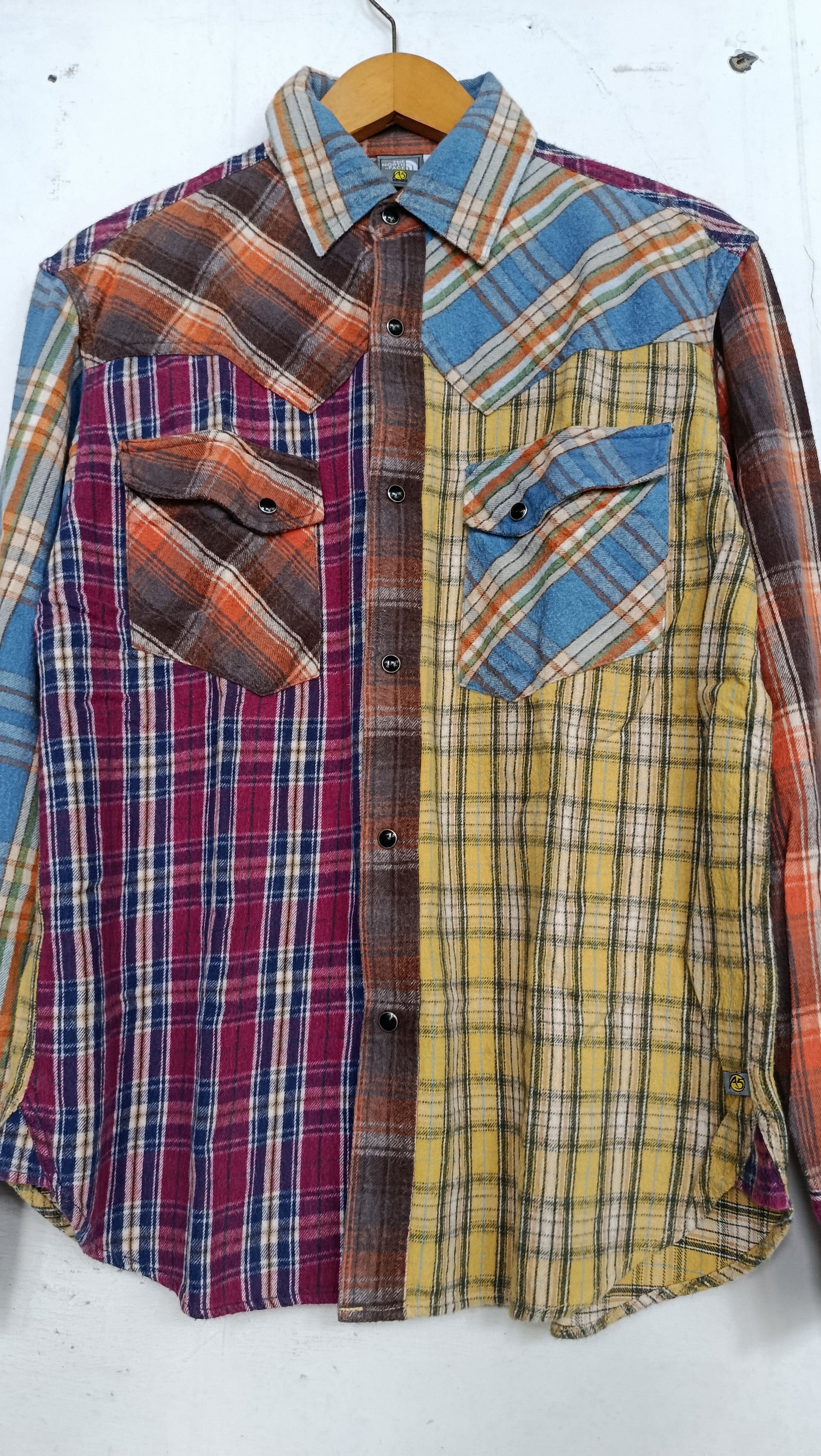 The North Face The North Face Flannel Shirt A5 Plaid Patchwork Size S fit M Size US S / EU 44-46 / 1 - 3 Thumbnail