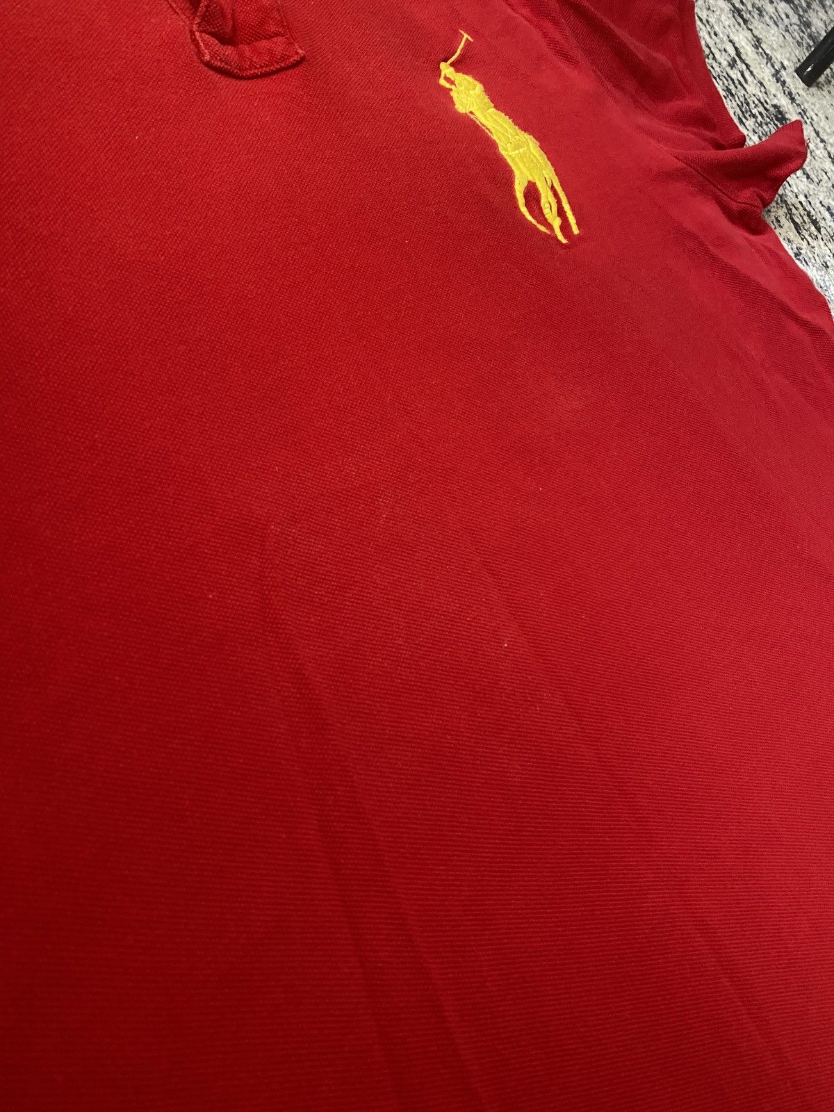 Ralph Lauren × Vintage Vintage big pony drip ralph lauren number on back polo shirt Size US XL / EU 56 / 4 - 15 Thumbnail