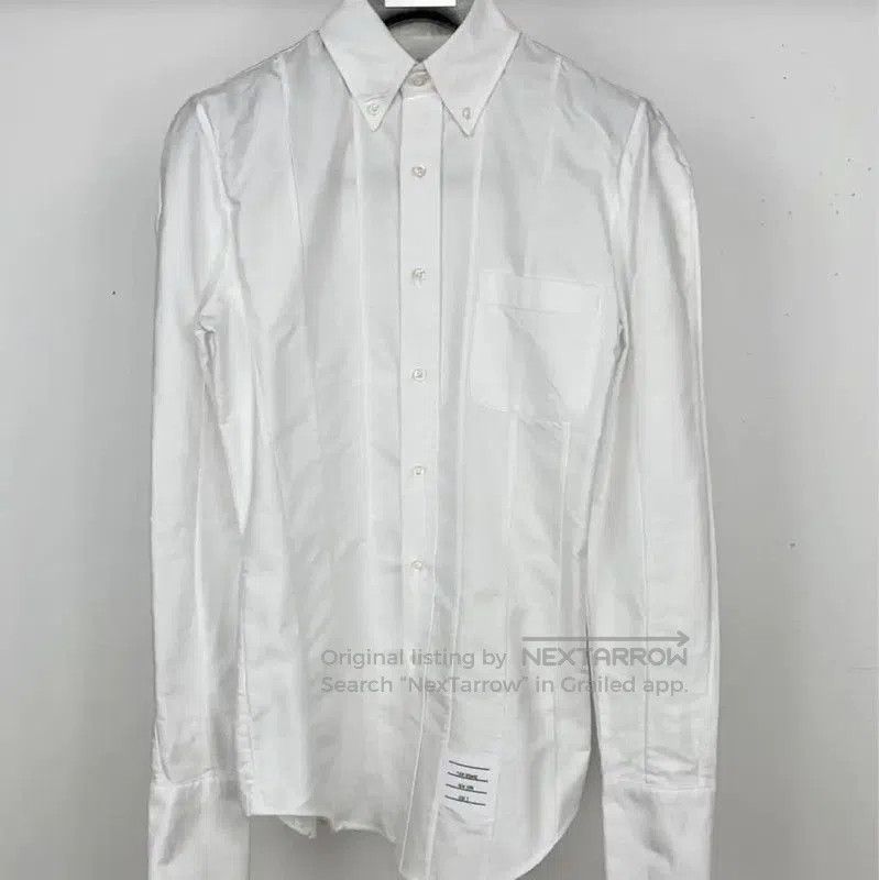 Thom Browne Thom Browne White Cotton Women's Shirt . Size L / US 10 / IT 46 - 1 Thumbnail