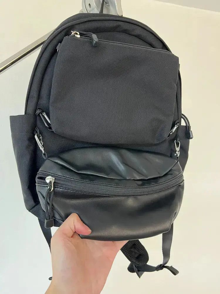 Yohji Yamamoto Yohji Yamamoto Yohji Yamamoto Leather Joint Backpack-2506 Size ONE SIZE - 3 Thumbnail