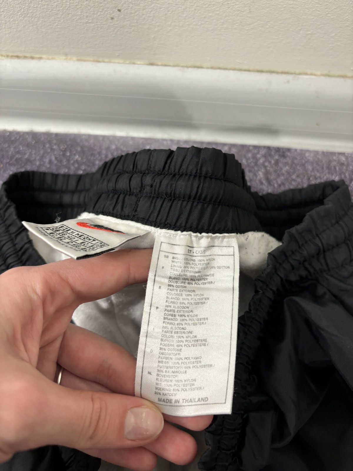 Nike Vintage 90s Nike Y2K Double Swoosh Hype Nylon Track Pants Size US 32 / EU 48 - 13 Thumbnail
