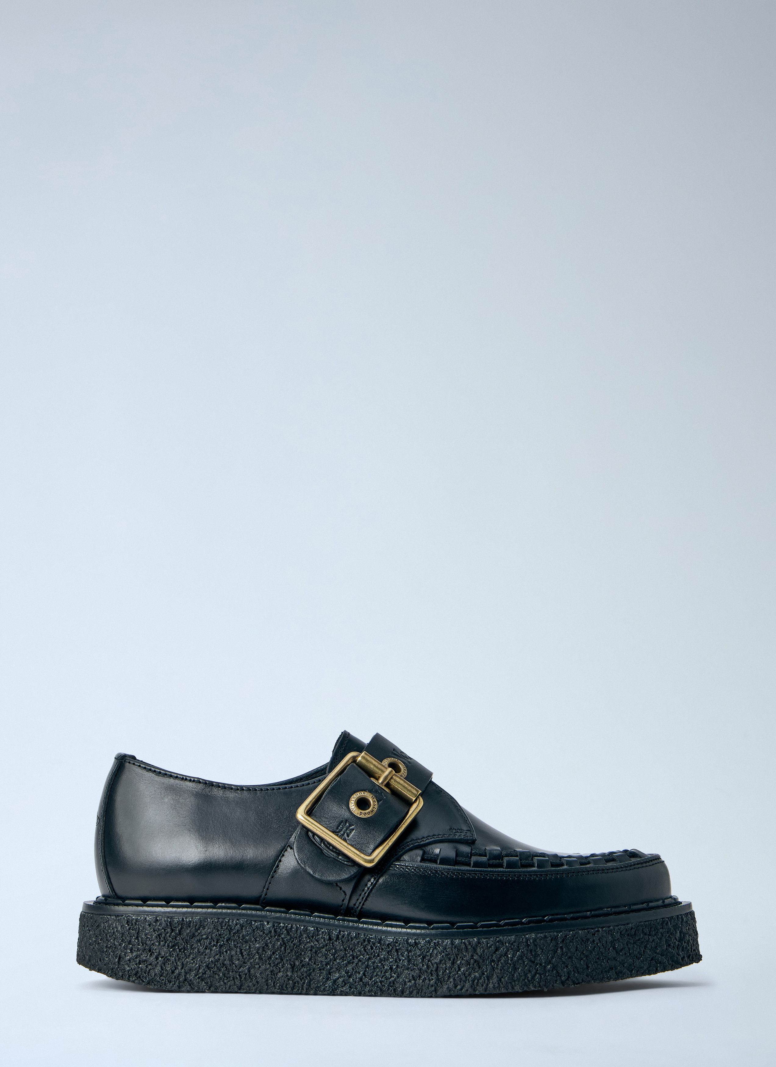 Vivienne Westwood Buckle Detail Leather Loafers Size US 6.5 / IT 36.5 - 1 Thumbnail