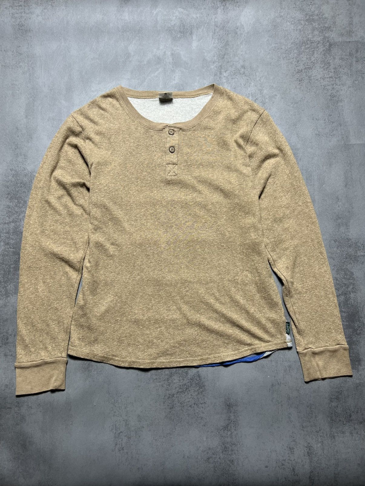 Japanese Brand Gohemp Longsleeve Henley Shirt Size US L / EU 52-54 / 3 - 1 Thumbnail