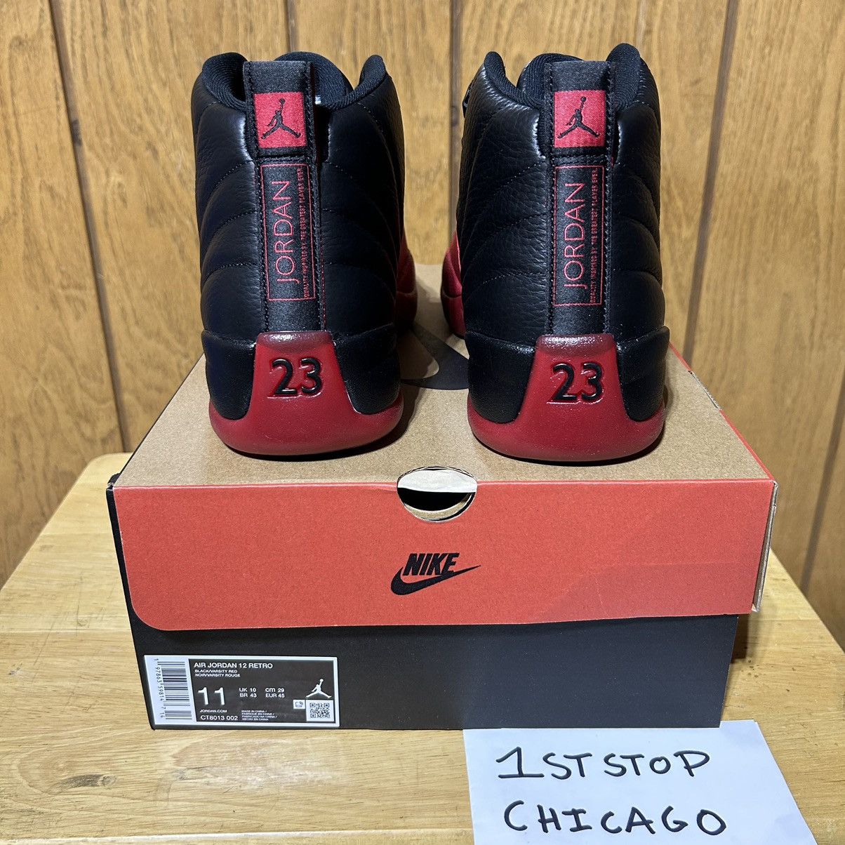 Designer × Jordan Brand × Nike Nike Air Jordan 12 Retro Flu Game 2025 Men’s 11 NEW Size US 11 / EU 44 - 3 Thumbnail