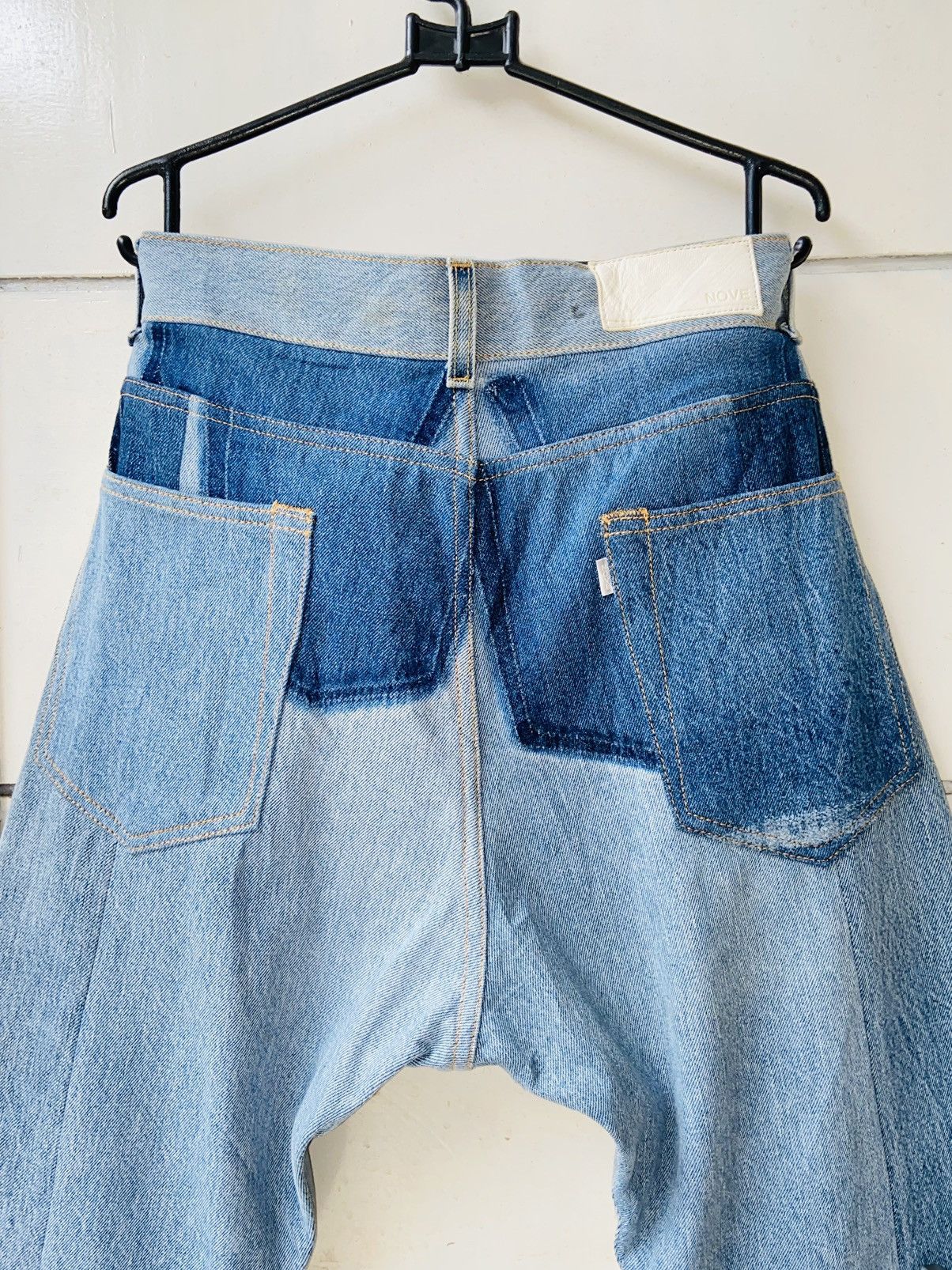 Issey Miyake NOVE Panel Denim Jeans Size US 35 - 9 Thumbnail