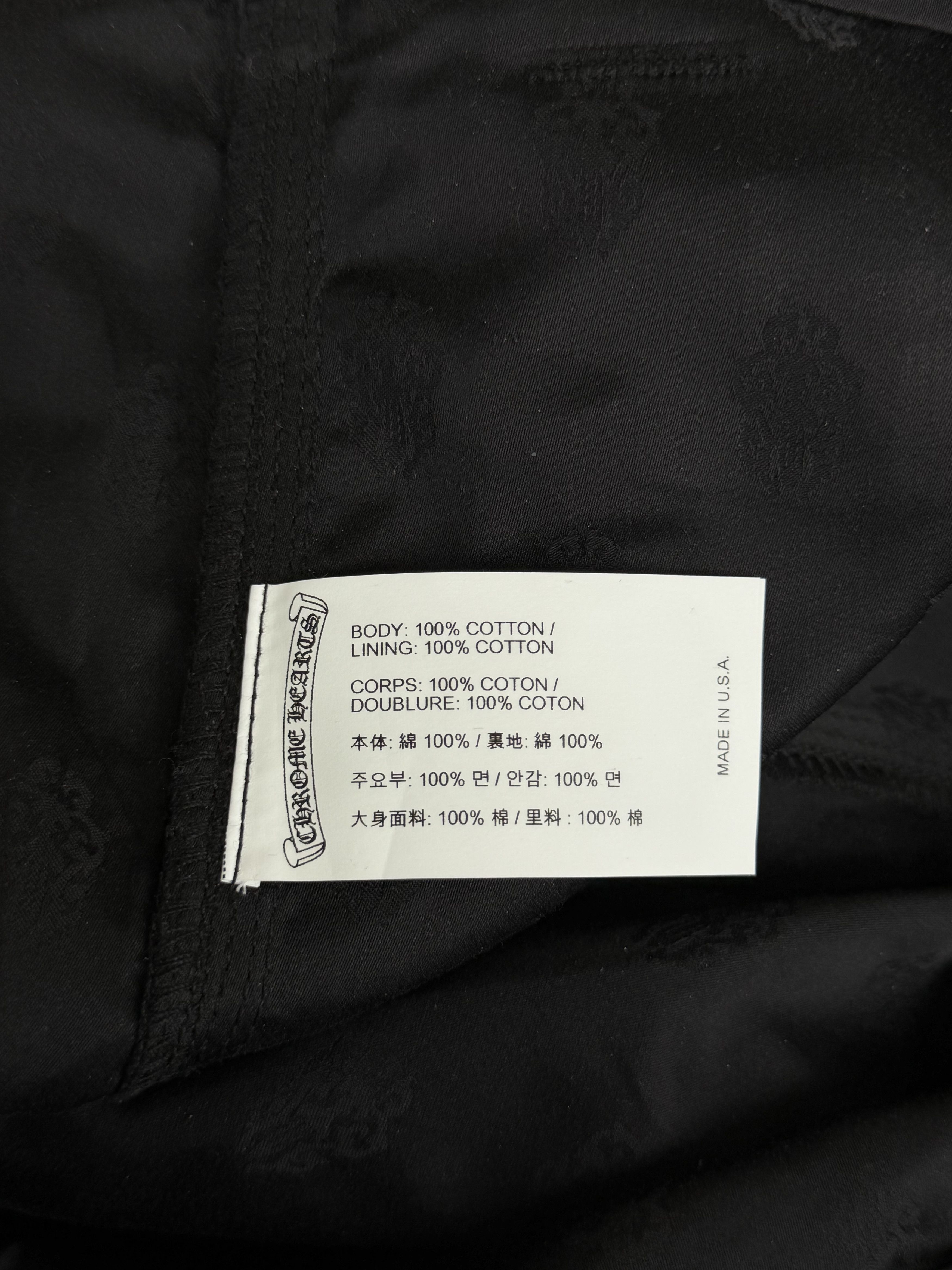 Chrome Hearts Chrome Hearts Black Carpenter Pants Size US 38 / EU 54 - 4 Thumbnail