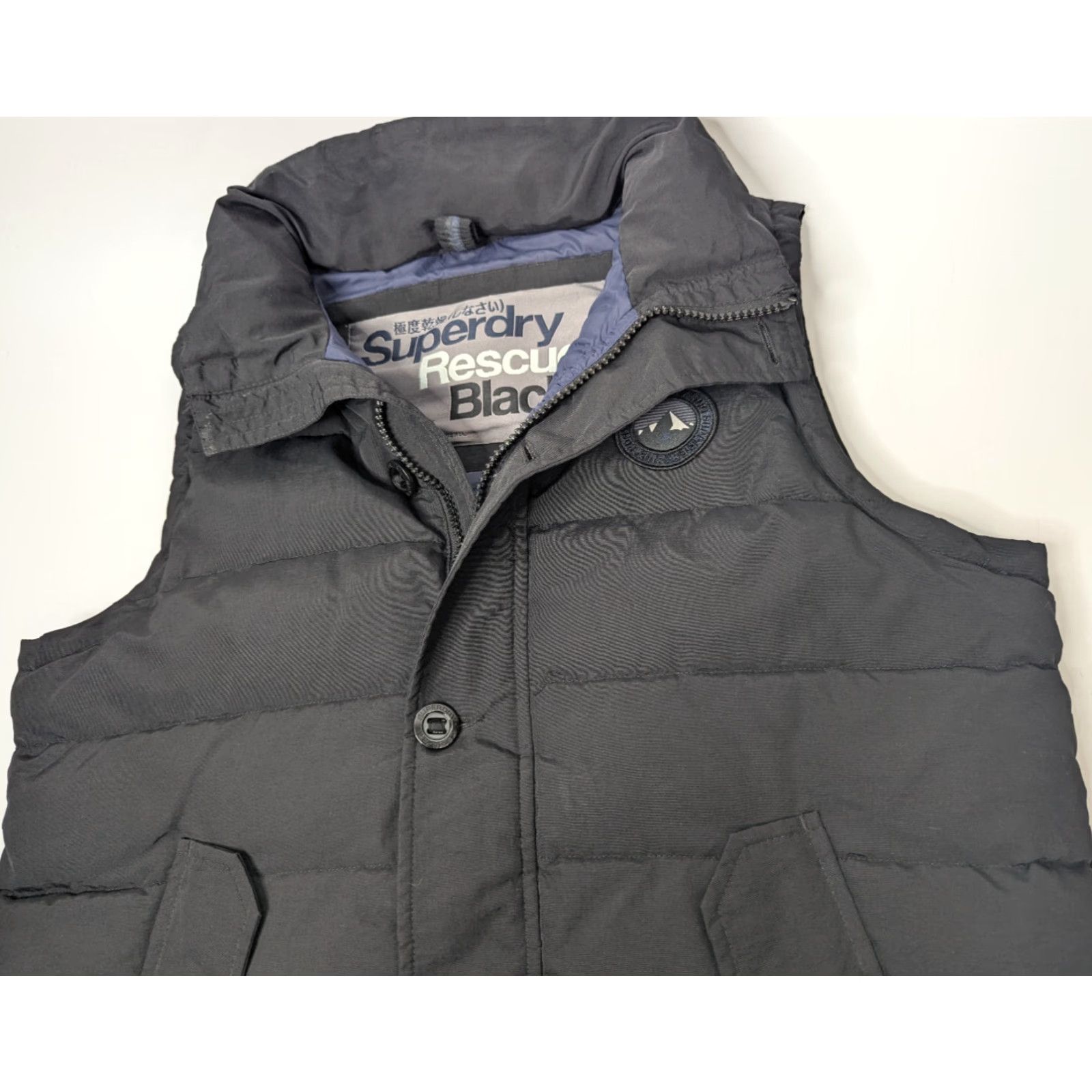 Superdry VINTAGE Superdry Vest Jacket Puffer Shell Black 2XL Men Outdoors Sleeveless Size 2XL Size US XXL / EU 58 / 5 - 2 Thumbnail