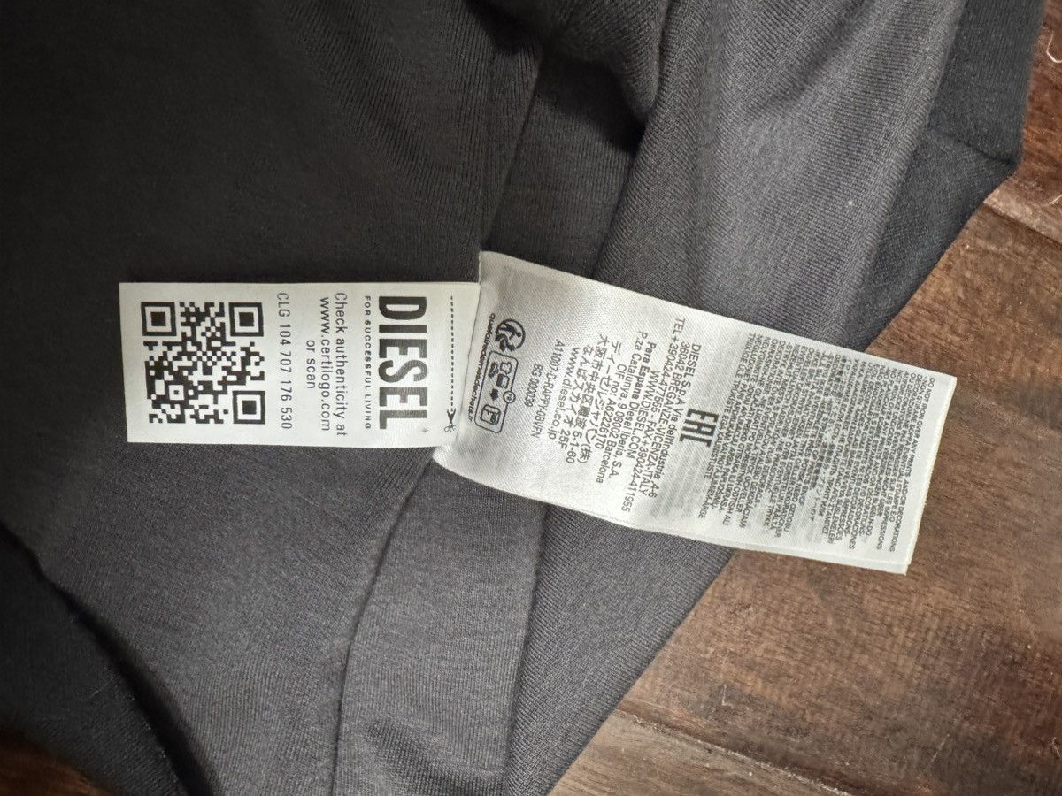 Diesel Diesel Cut Out Shoulder Mini Dress – Black/Grey Long Sleeve Size M / US 6-8 / IT 42-44 - 4 Thumbnail