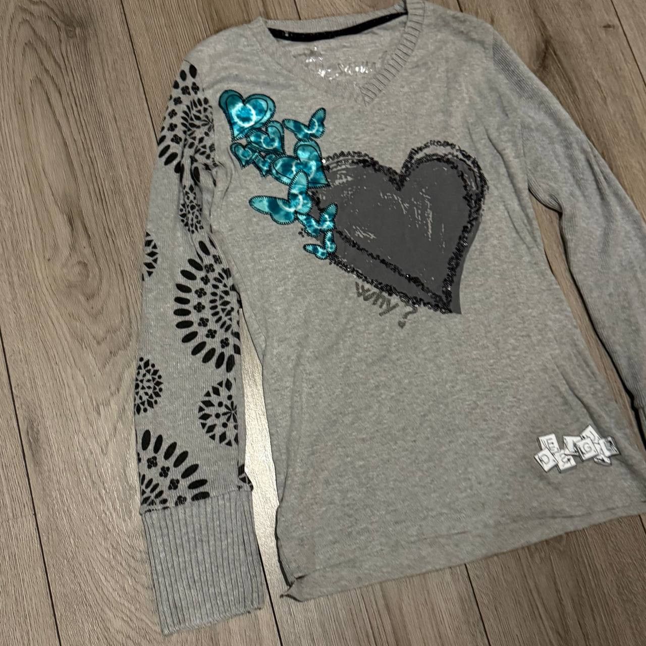 Desigual Desigual Long Sleeve T-Shirt Womens Multicolor Size S Size S / US 4 / IT 40 - 3 Thumbnail