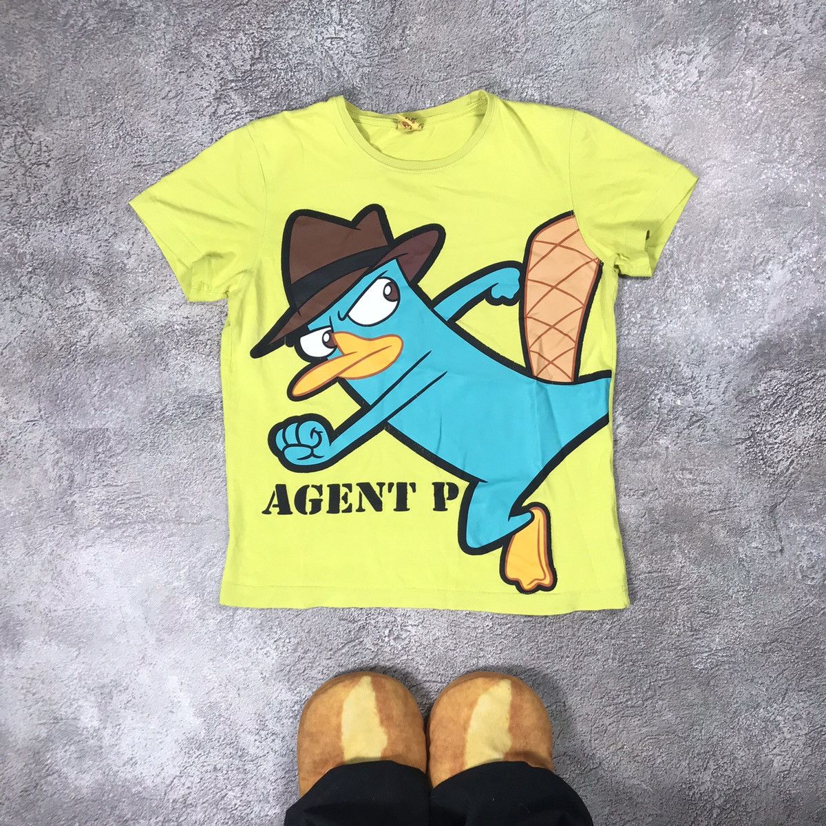 Vintage Vintage Y2K Agent P Graphic Tee Sun Faded Cartoon Streetwear Size US XS / EU 42 / 0 - 1 Thumbnail