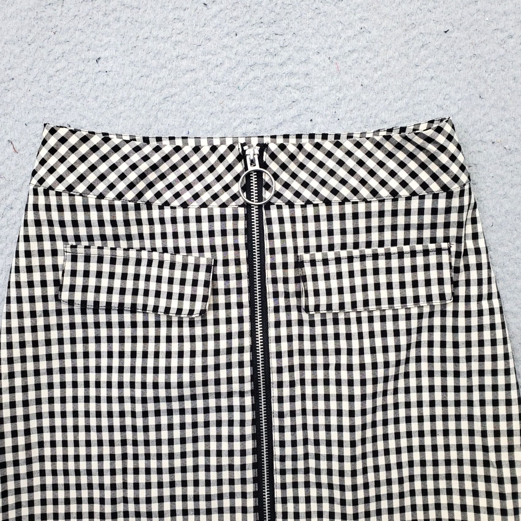 Urban Outfitters Urban Outfitters Skirt Women S Gingham Front Zip Pockets Mini Short Multicolor Pattern Casual, Party/Cocktail Size 28" / US 6 / IT 42 - 7 Thumbnail