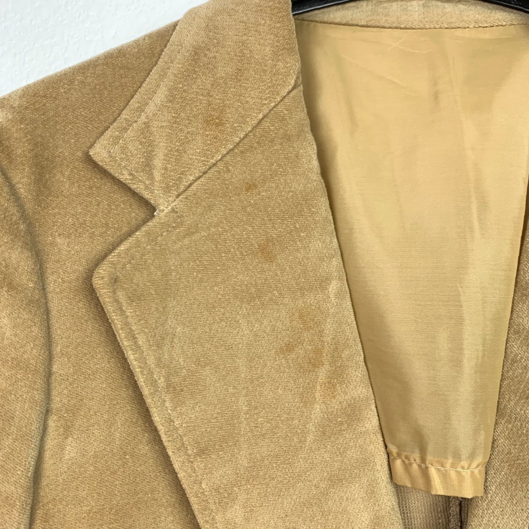 Lee VINTAGE Lee Rockabilly Brushed Cotton Blazer Sport Coat 38R Brown 1970s Mens Size 38R - 2 Thumbnail