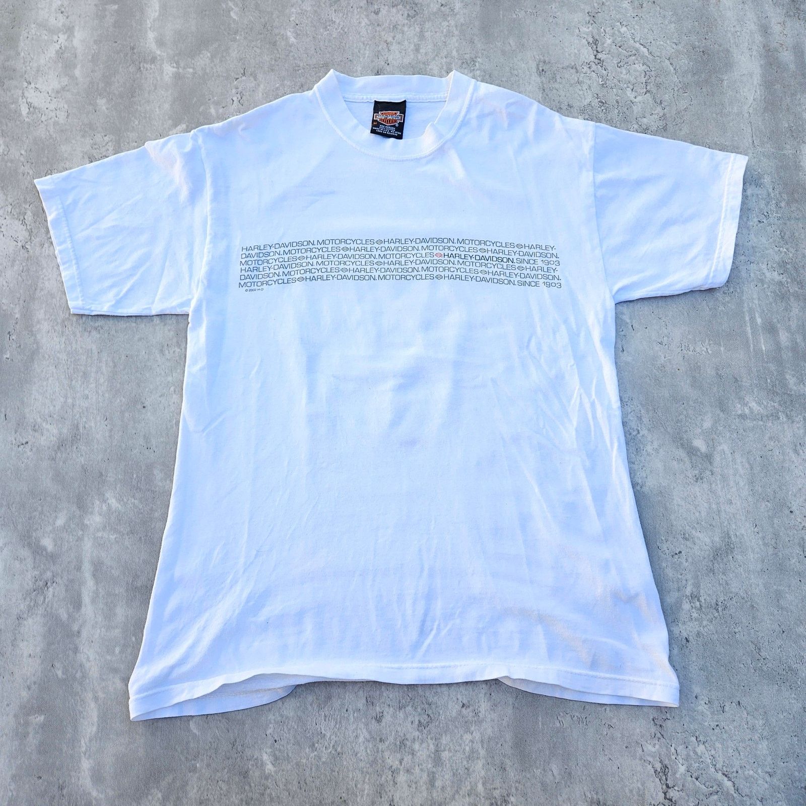 Harley Davidson Harley Davidson Y2K Shirt Woman's Medium White 2002 Size M / US 6-8 / IT 42-44 - 1 Thumbnail
