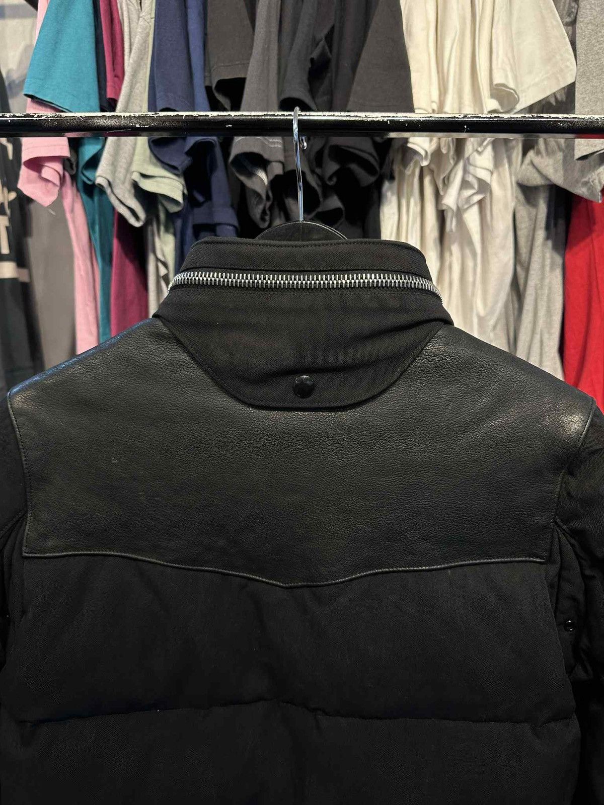 Saint Laurent Paris Saint Laurent Paris Leather Vest Puffer Jacket Size US S / EU 44-46 / 1 - 4 Thumbnail
