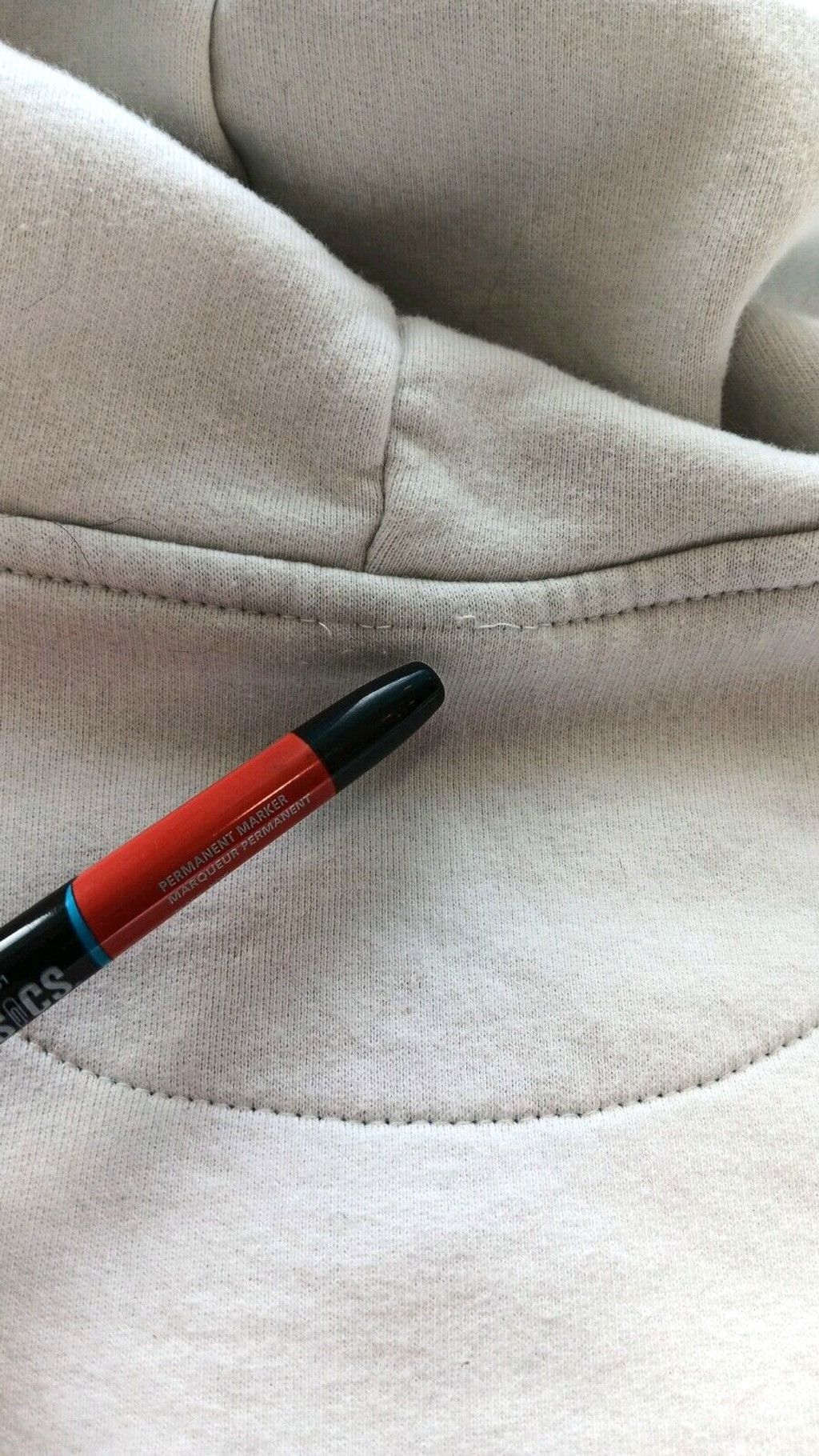 Nike 1990's Nike Made In Canada Zip Up Hoodie Sweater White Gray Size US M / EU 48-50 / 2 - 7 Thumbnail