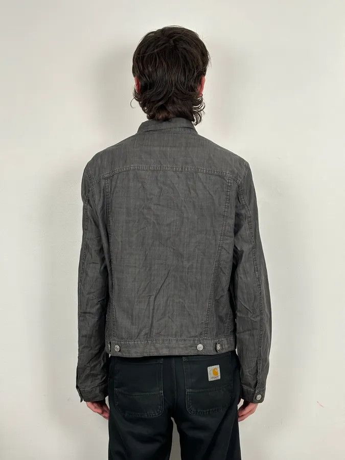 Jil Sander 2000s Jil Sander Grey Boxy Cut Denim Jacket Size US M / EU 48-50 / 2 - 3 Thumbnail