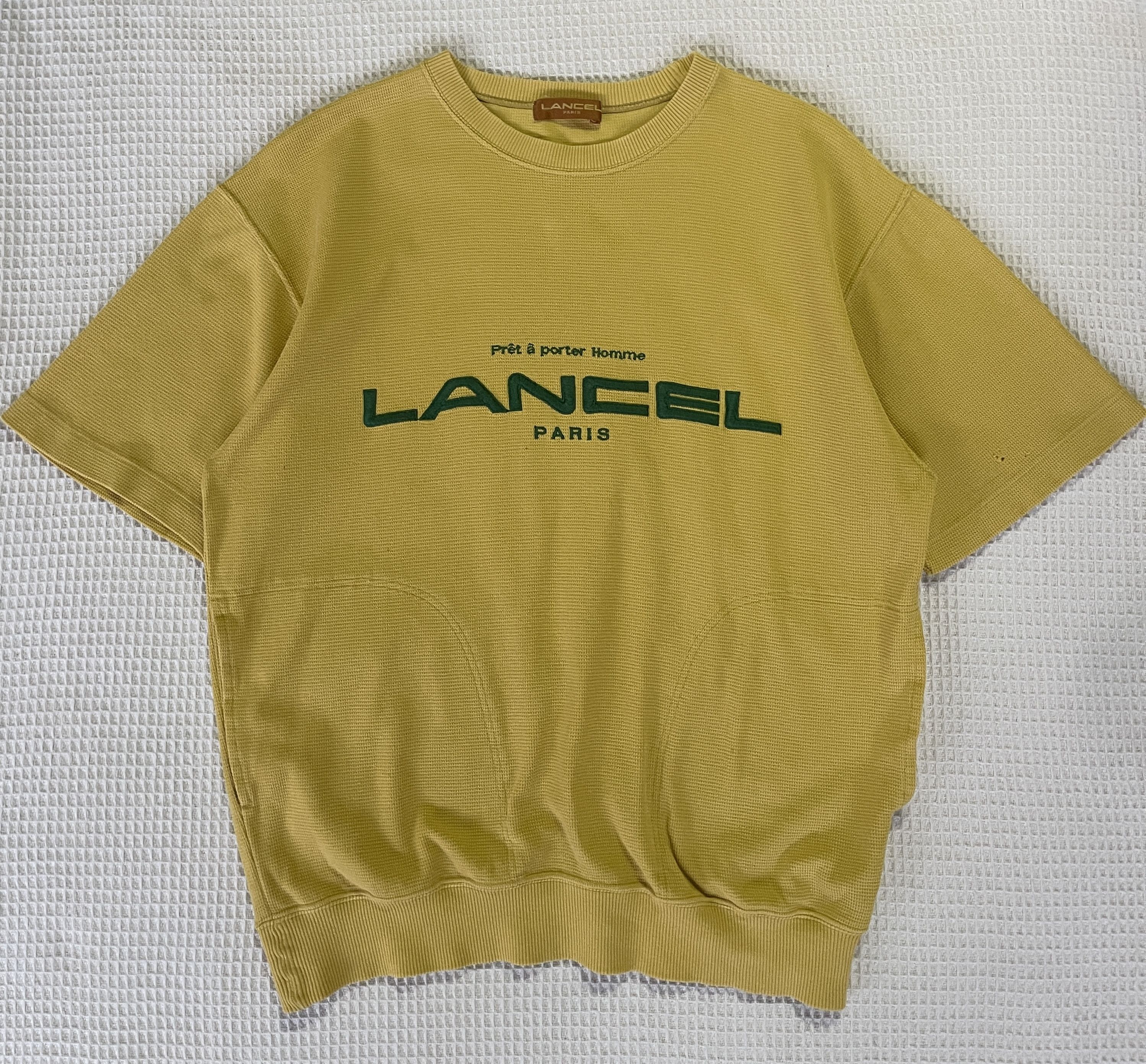 Lancel × Vintage Vintage’90s🔥LANCEL PARIS🔥Spell Out Embroidery Sweatshirt Size US M / EU 48-50 / 2 - 1 Thumbnail