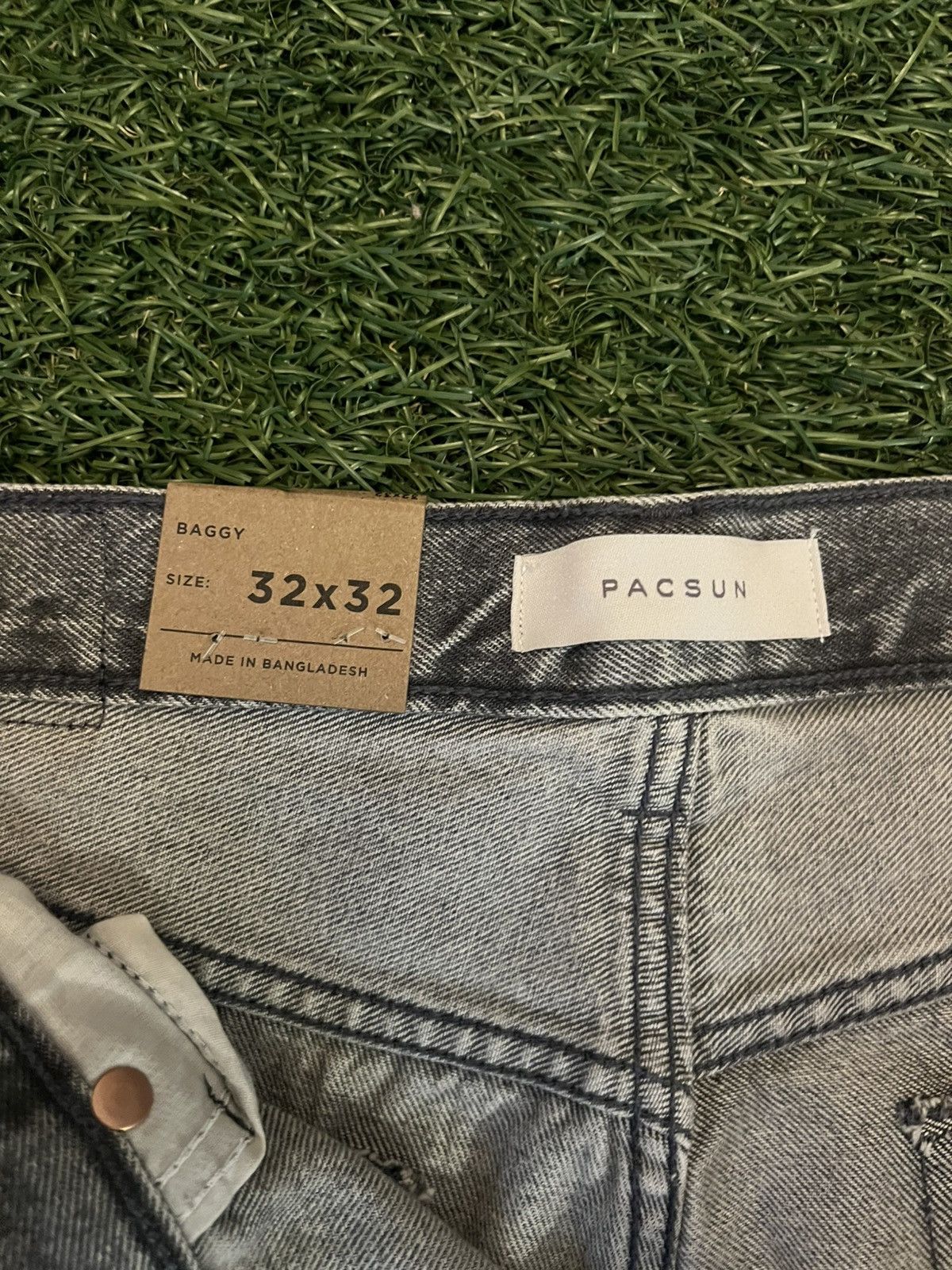 Pacsun Pacsun Baggy Grey Jeans New Gray Denim Size US 32 / EU 48 - 3 Thumbnail