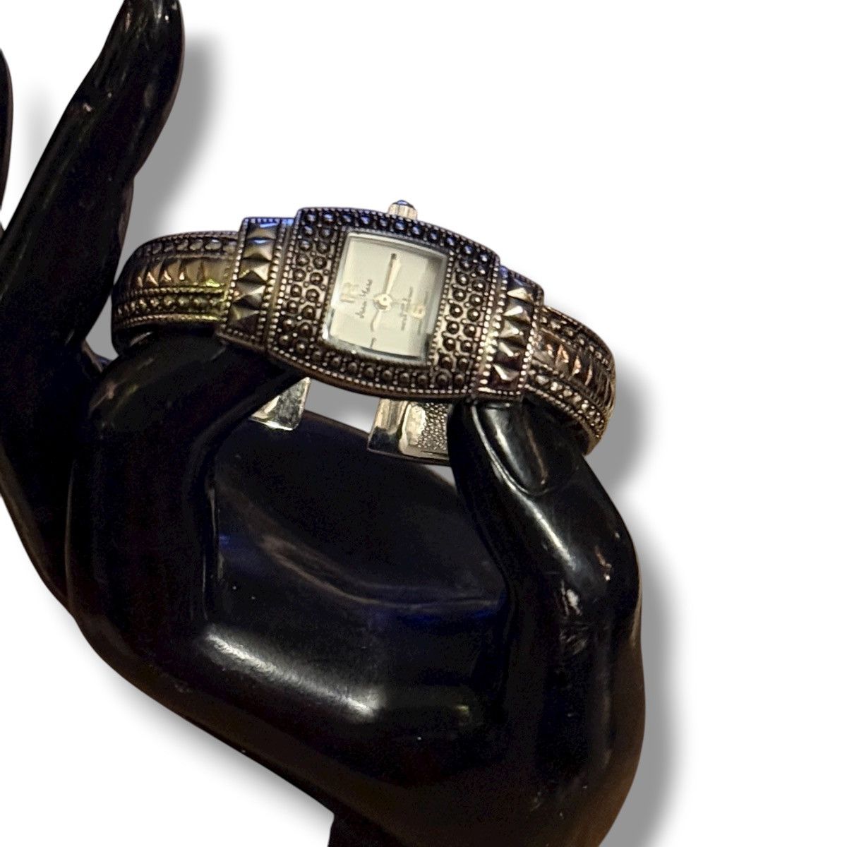 Other Jean Marc silver tone hinged cuff bangle watch Size ONE SIZE - 2 Thumbnail