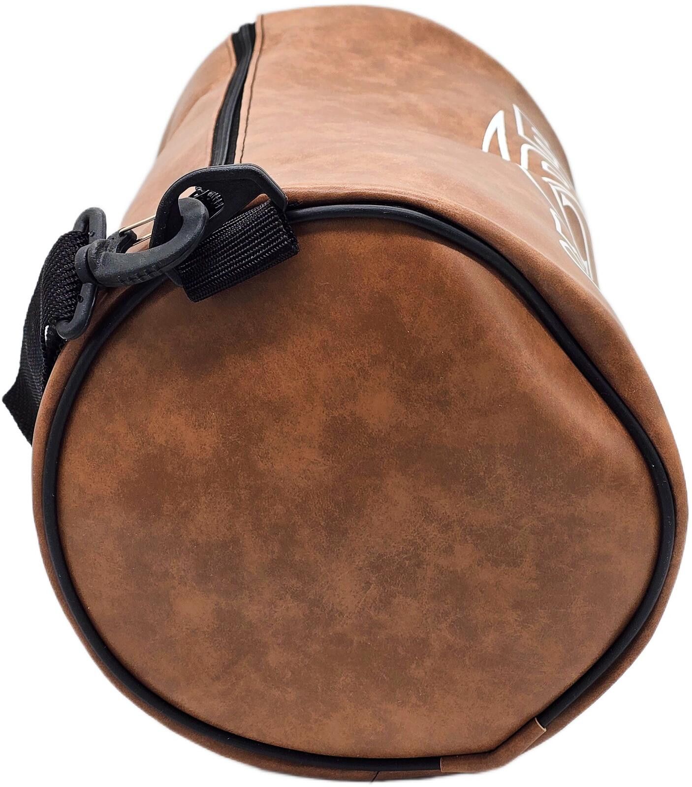 Genetic Manipulation Shinichiro Kuriya Brown Sport Barrel Duffel Bag with Adjustable Strap Size ONE SIZE - 6 Thumbnail