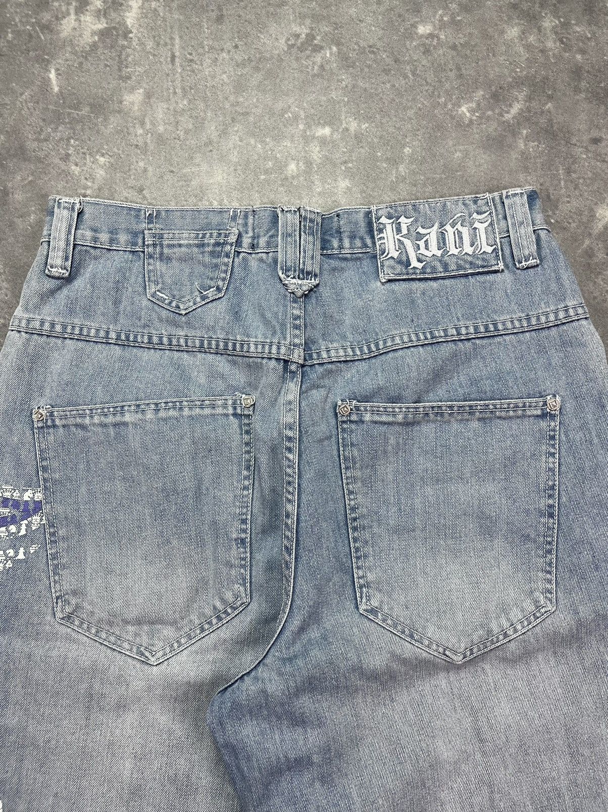 Karl Kani Karl Kani Big K Logo Pockets Baggy Denim Shorts Jorts Size US 32 / EU 48 - 10 Thumbnail