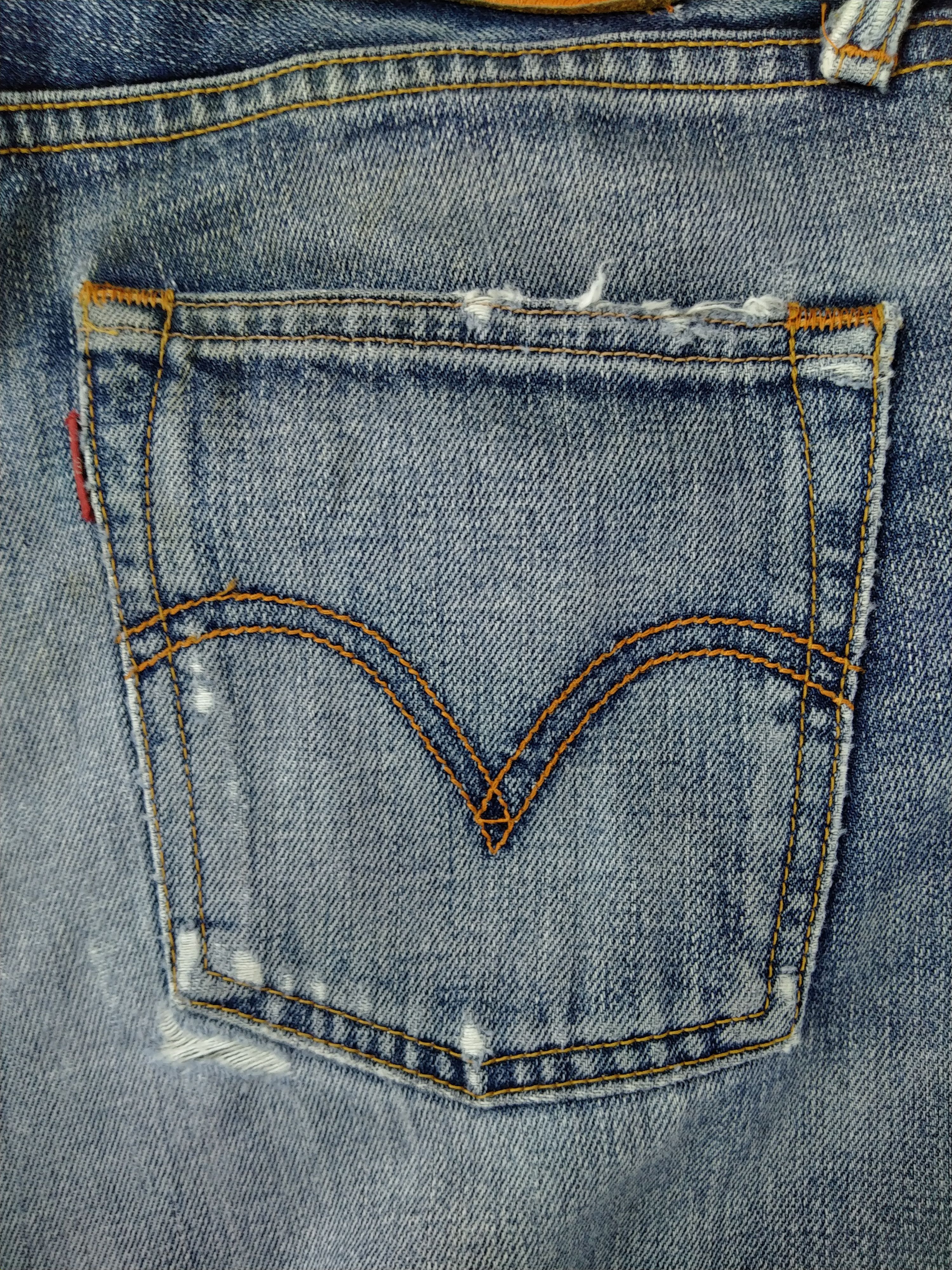 Levi's Blue Vintage Levi's 504 Distressed Denim 32x34 -JN208 Size US 32 / EU 48 - 19 Thumbnail