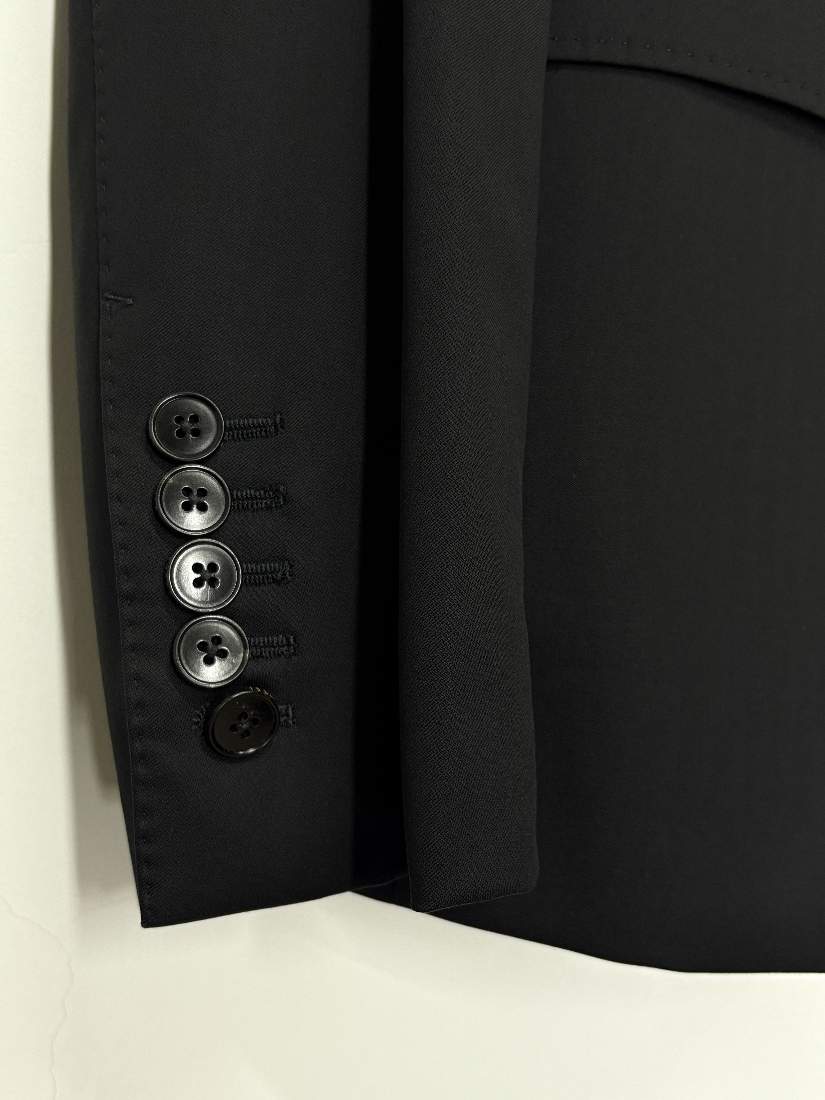 Gucci Gucci Black Wool Blazer Jacket Size 50R - 4 Thumbnail