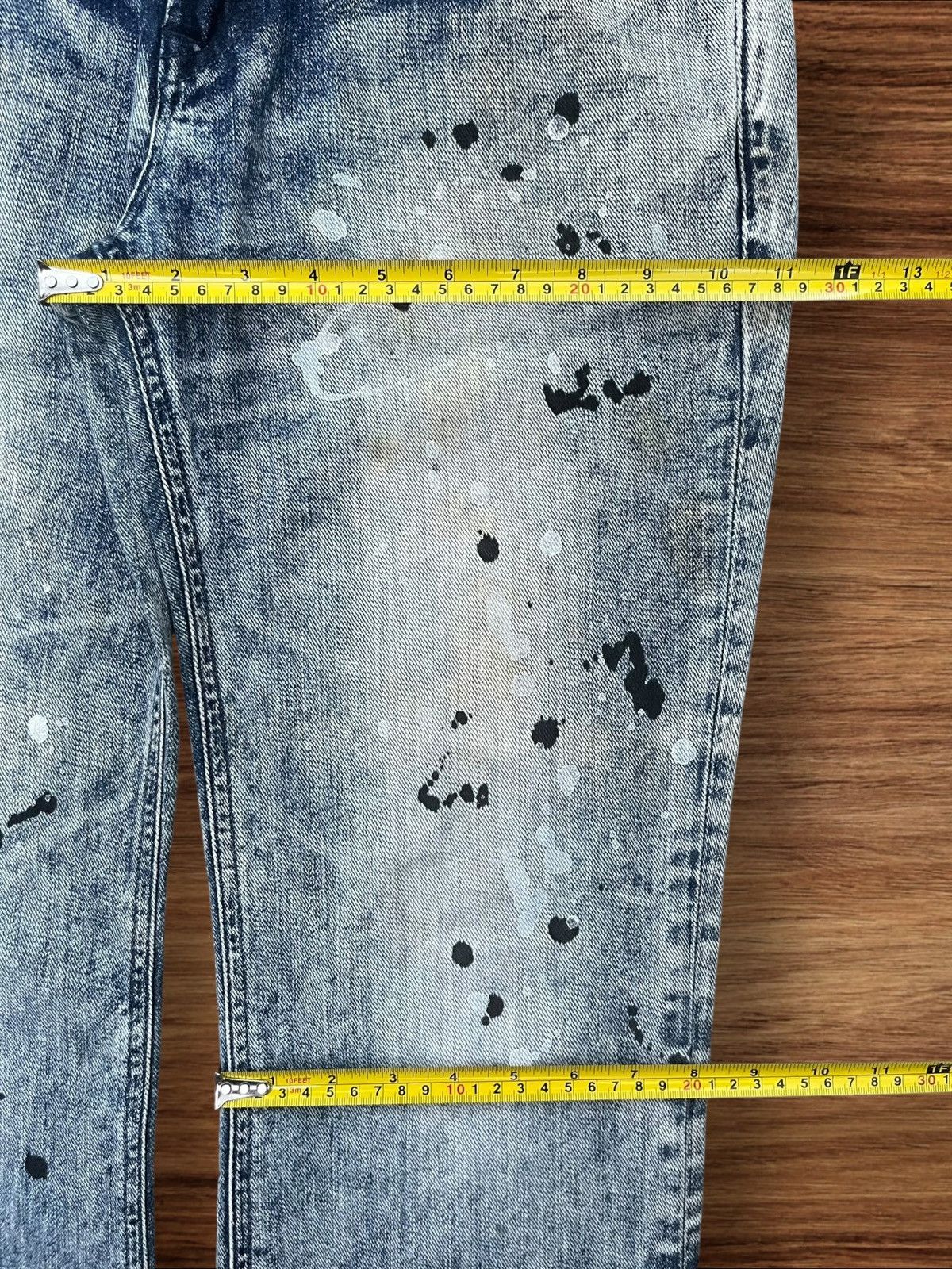 Edwin × Japanese Brand Vintage Japanese Brand Acid Washed Paint Splattered Jeans Size 32" / US 10 / IT 46 - 16 Thumbnail