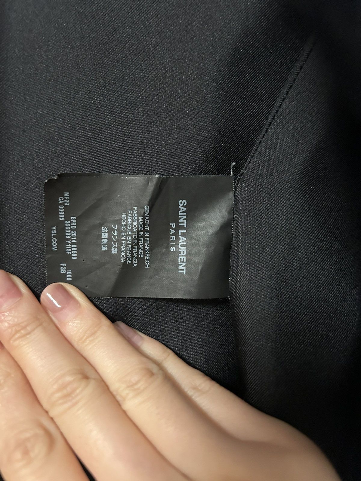 Saint Laurent Paris YSL VELVET CAPE Size US XXS / EU 40 - 4 Thumbnail
