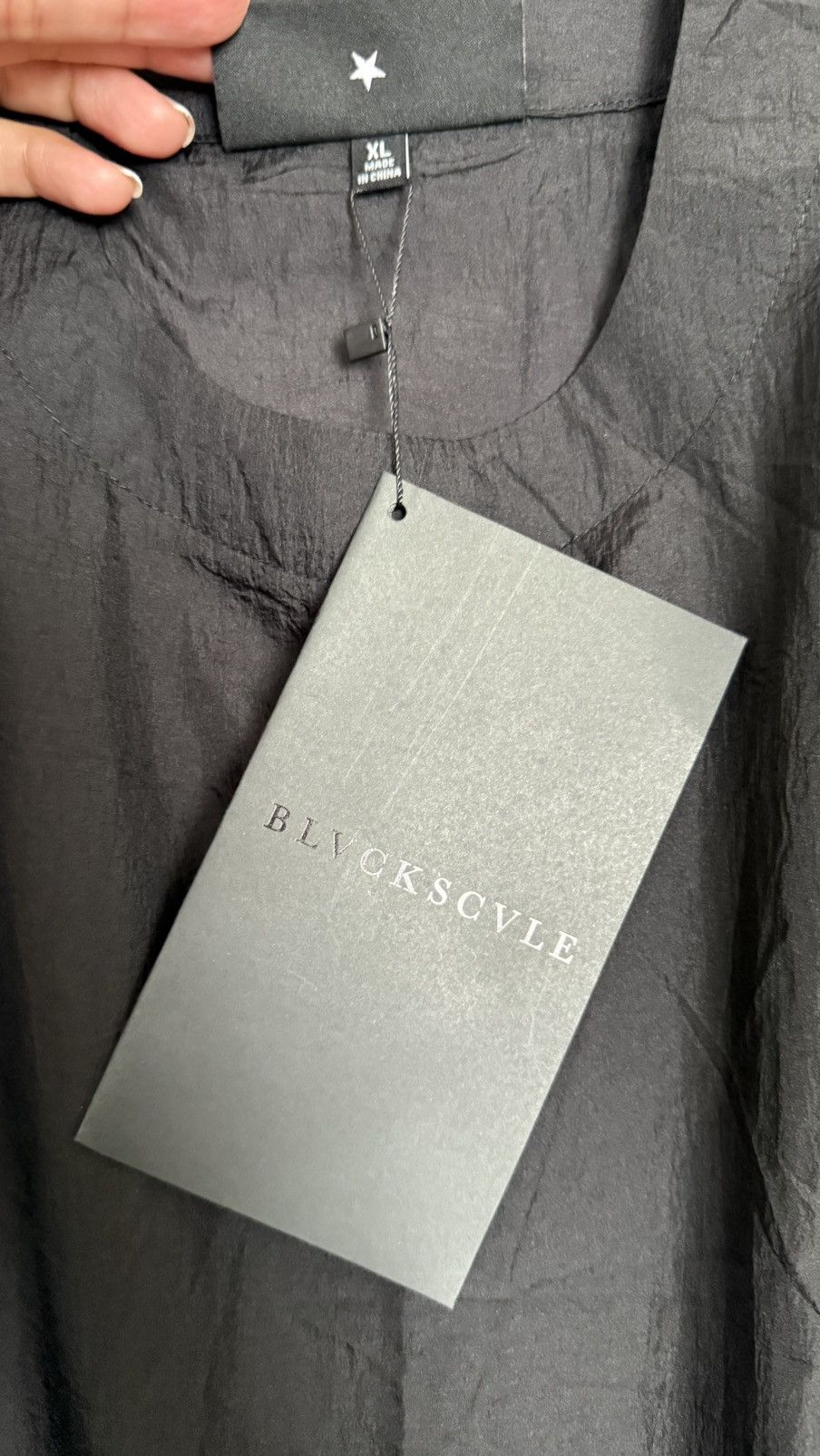 Other BLVCKSCVLE Lightweight Nylon Pullover Crewneck Black Size US XL / EU 56 / 4 - 6 Thumbnail