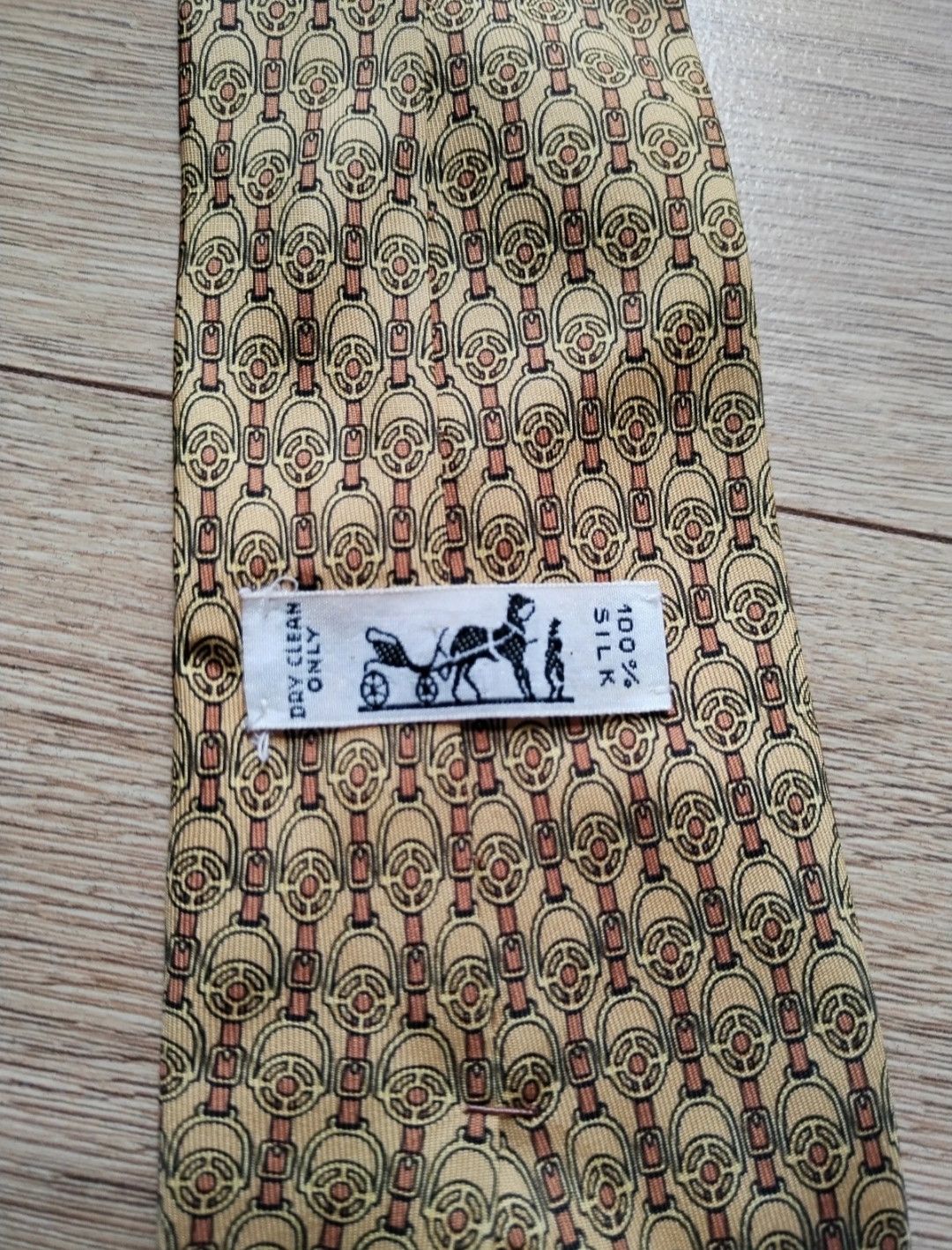 Hermes Vintage 90s Hermes tie Size 34 - 3 Thumbnail