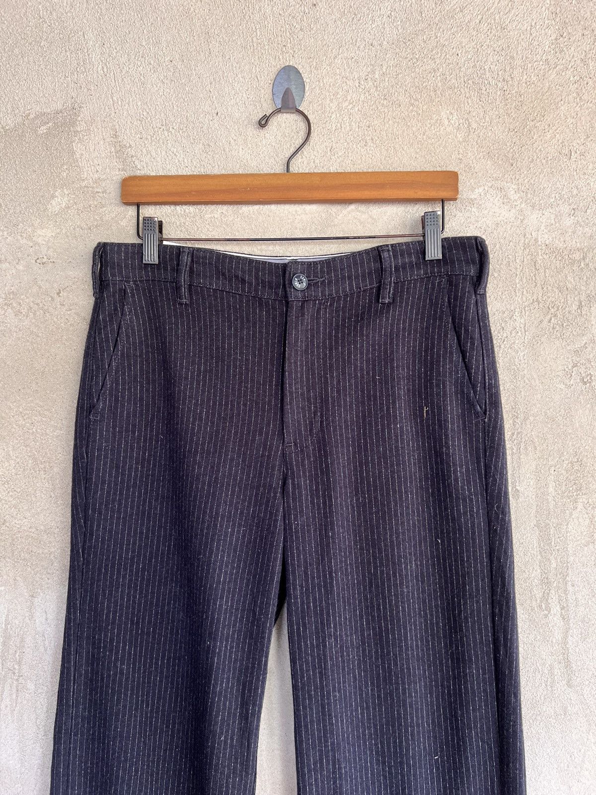 Edwin Edwin Striped Design Wool Pant Size US 32 / EU 48 - 3 Thumbnail