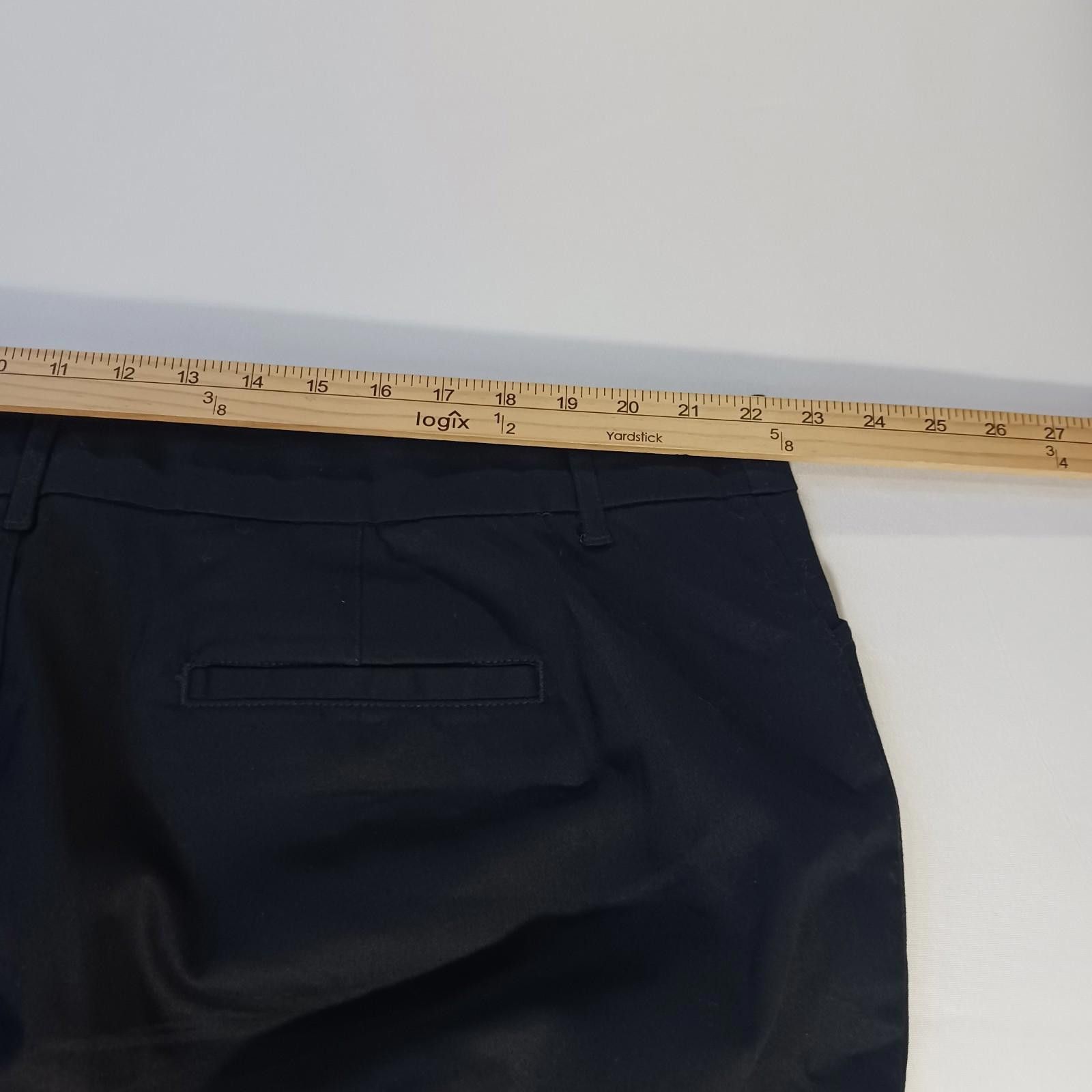 St. Johns Bay St John's Bay Womens Black Bermuda Shorts Size 24W (44×11.5) Size 42" / US 20 - 7 Thumbnail