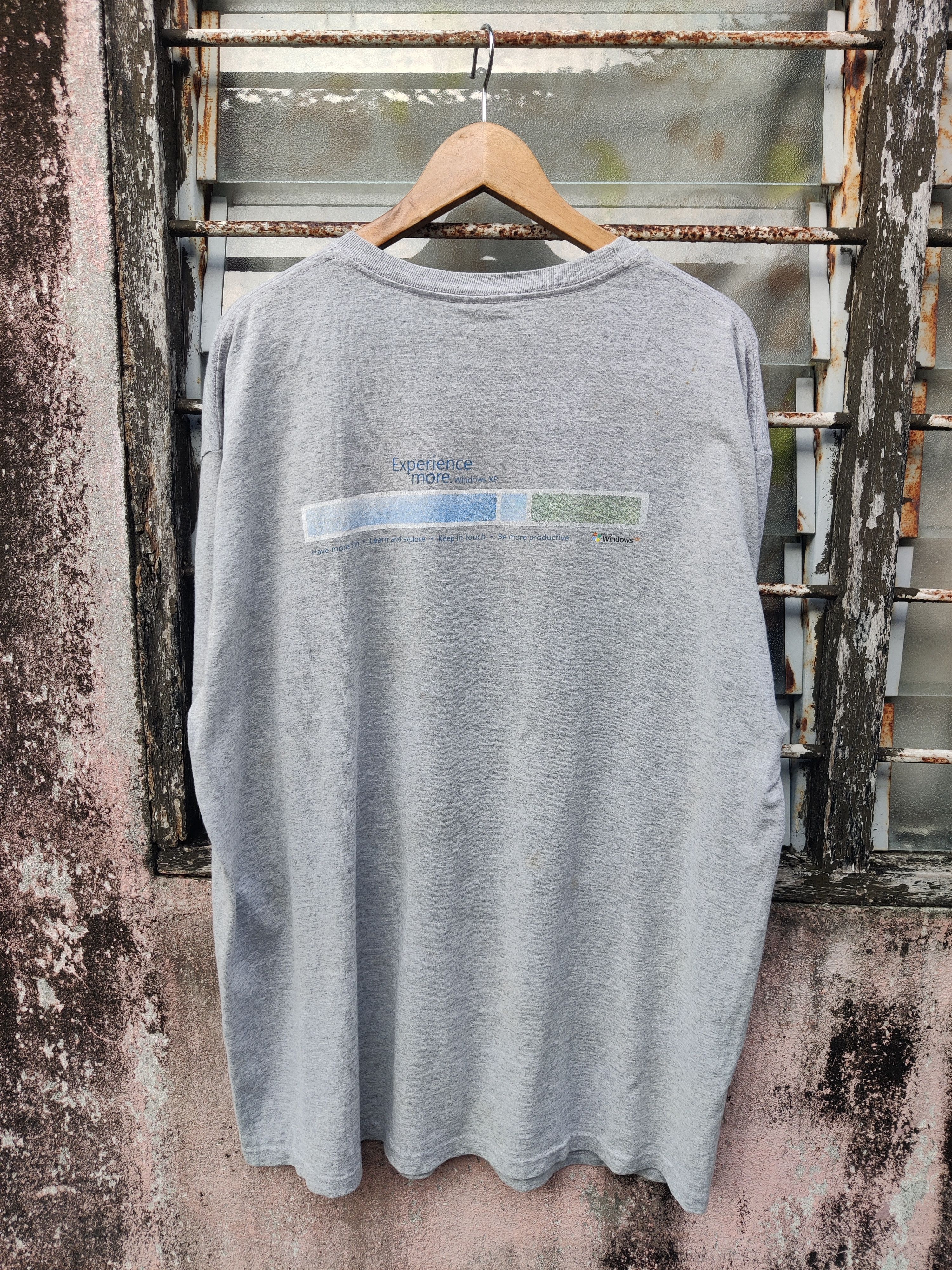 Vintage Vintage Archive Rare Window XP Promo Shirt Size US XL / EU 56 / 4 - 2 Thumbnail