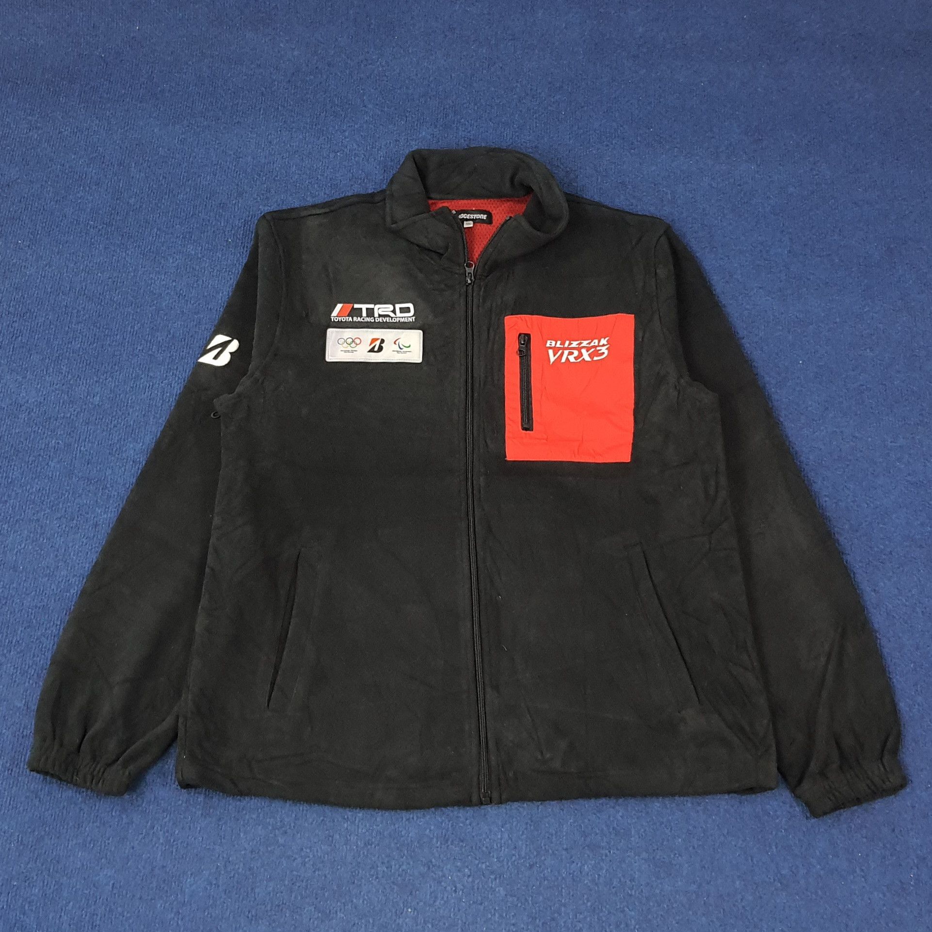 Japanese Brand × Vintage Vintage TRD Toyota Motor Sports Jacket C233N1 Size US M / EU 48-50 / 2 - 2 Thumbnail