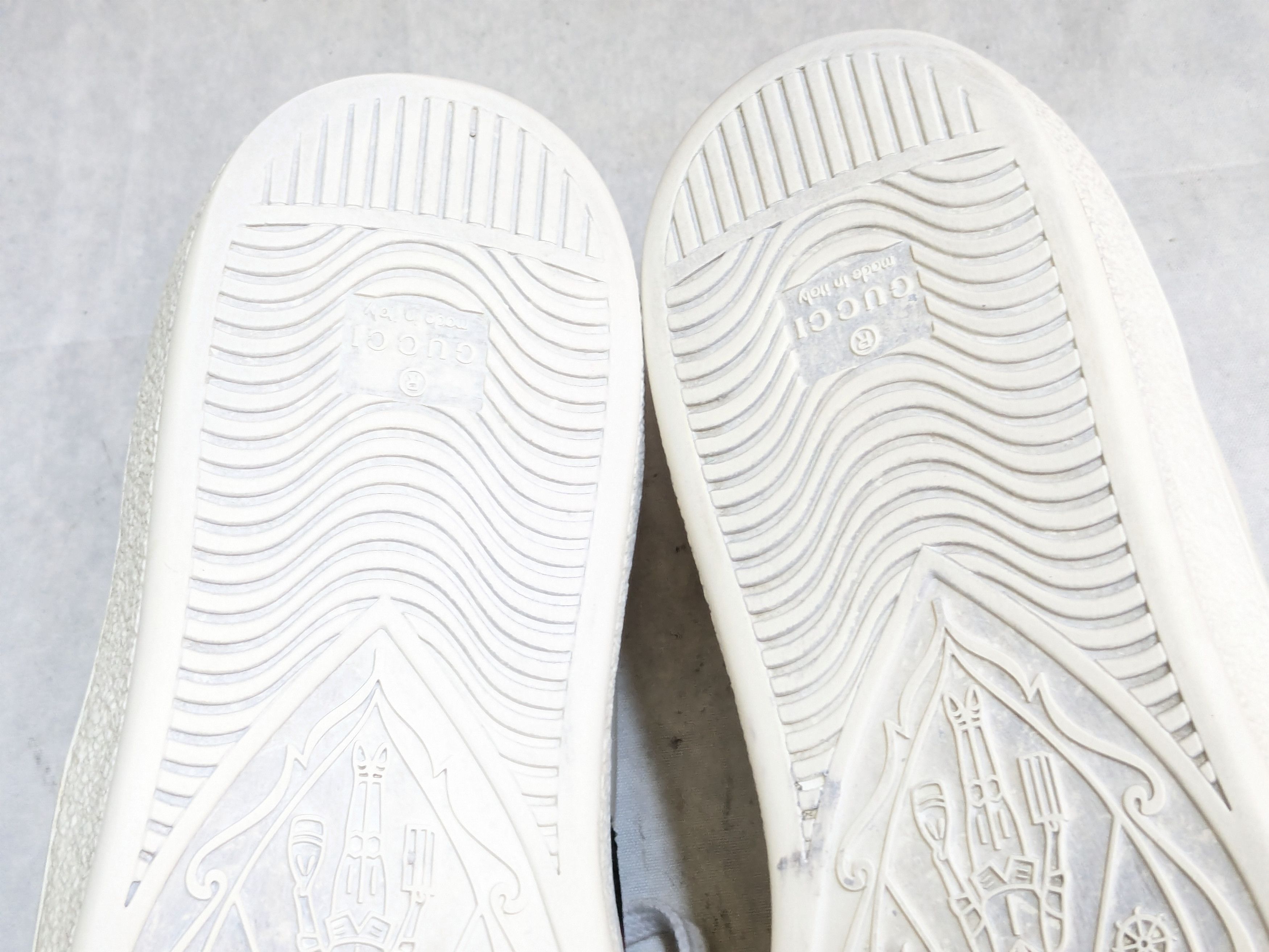 Gucci Gucci Ace Sneakers White 10.5 Low Tops Leather Web Size US 10.5 / EU 43-44 - 14 Thumbnail