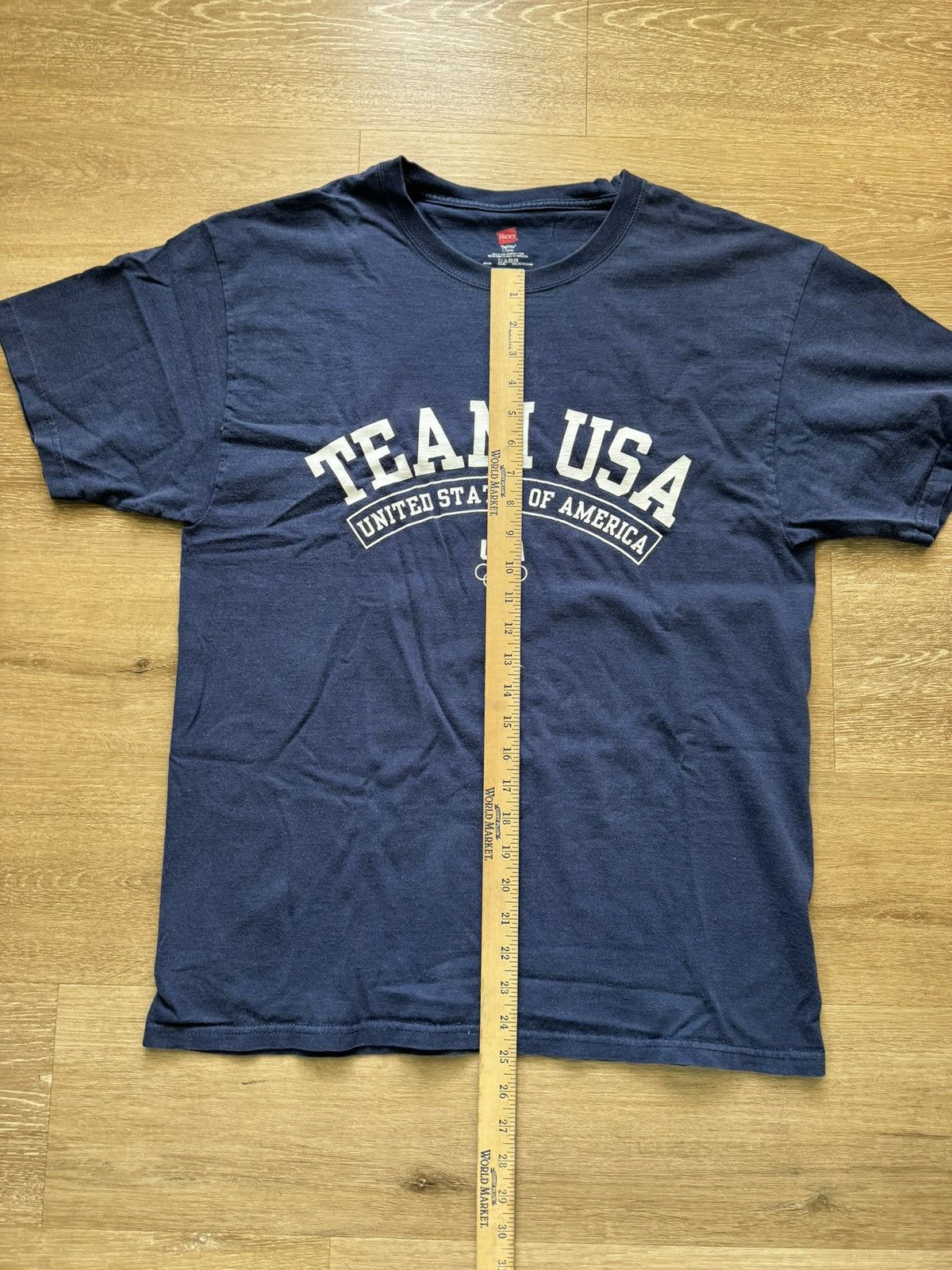 USA Olympics Olympic Tee - TEAM USA Official Arch Logo Dark Blue (Large) Size US L / EU 52-54 / 3 - 10 Thumbnail