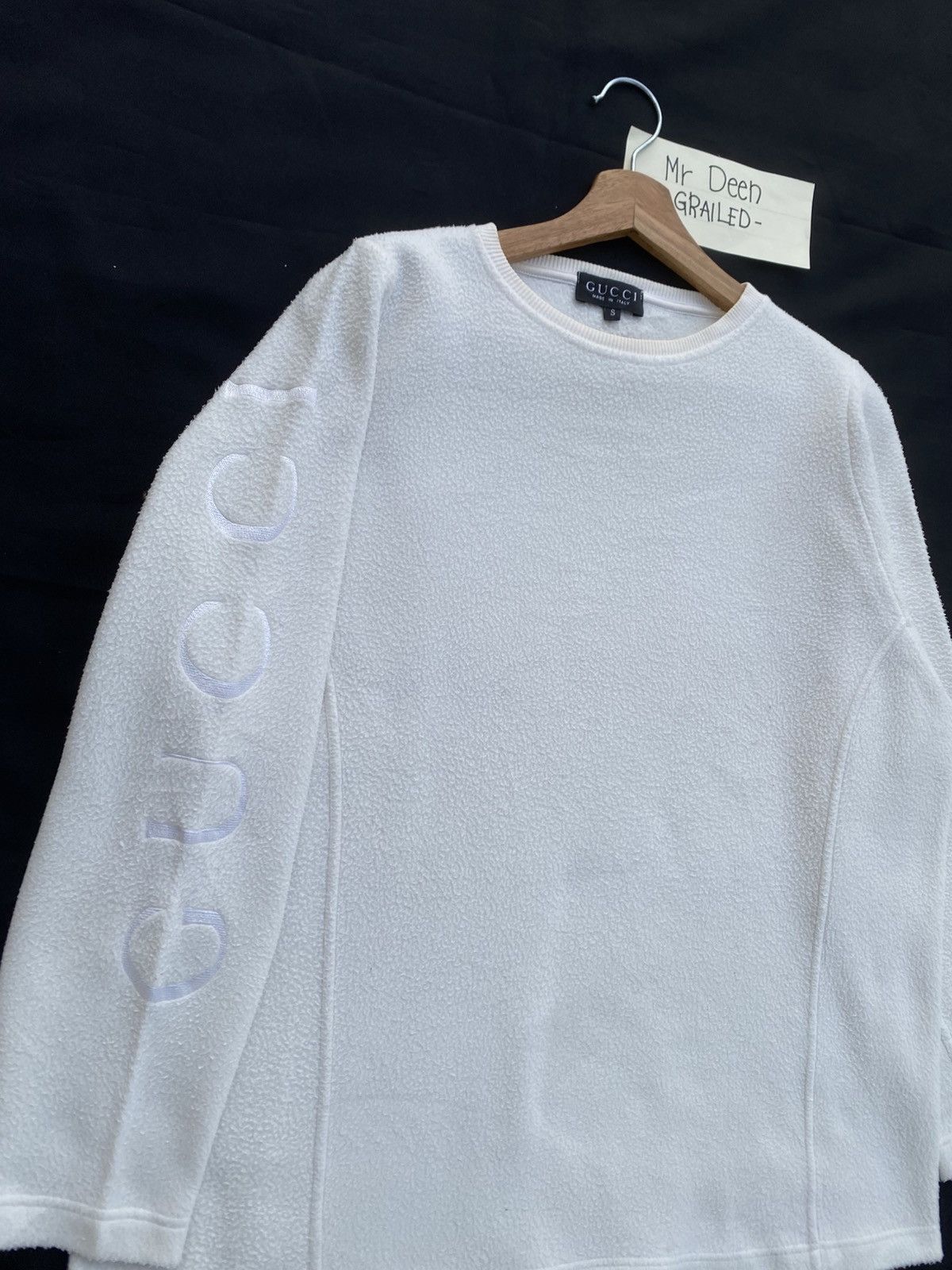 Gucci Rare Vintage GUCCI White Sweater Size US M / EU 48-50 / 2 - 1 Thumbnail