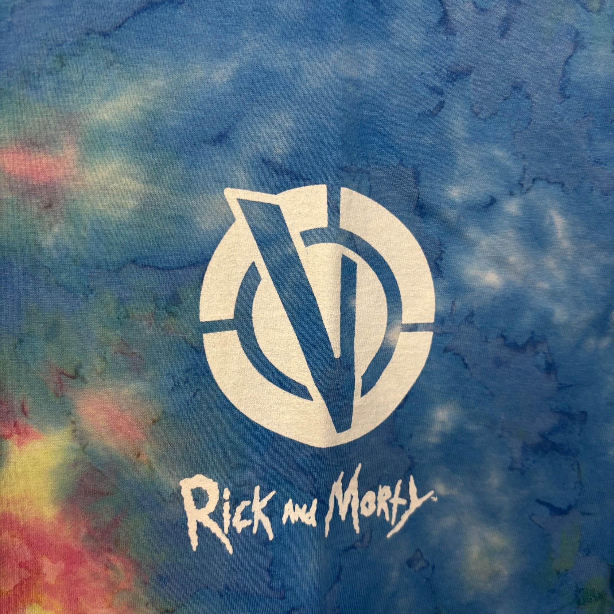 Nickelodeon Rick and Morty Vindicators Team tie dye T-shirt size medium Size US M / EU 48-50 / 2 - 5 Thumbnail