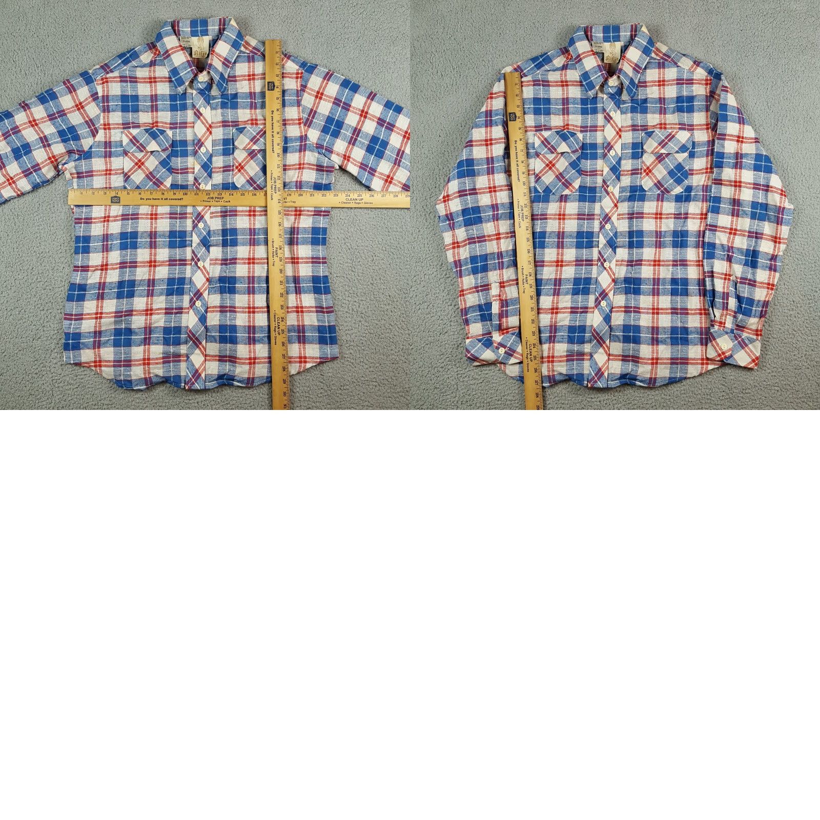 Vintage VINTAGE Alfie 70s California Woven Plaid Button-Up Men's XL Shirt Size US XL / EU 56 / 4 - 8 Thumbnail